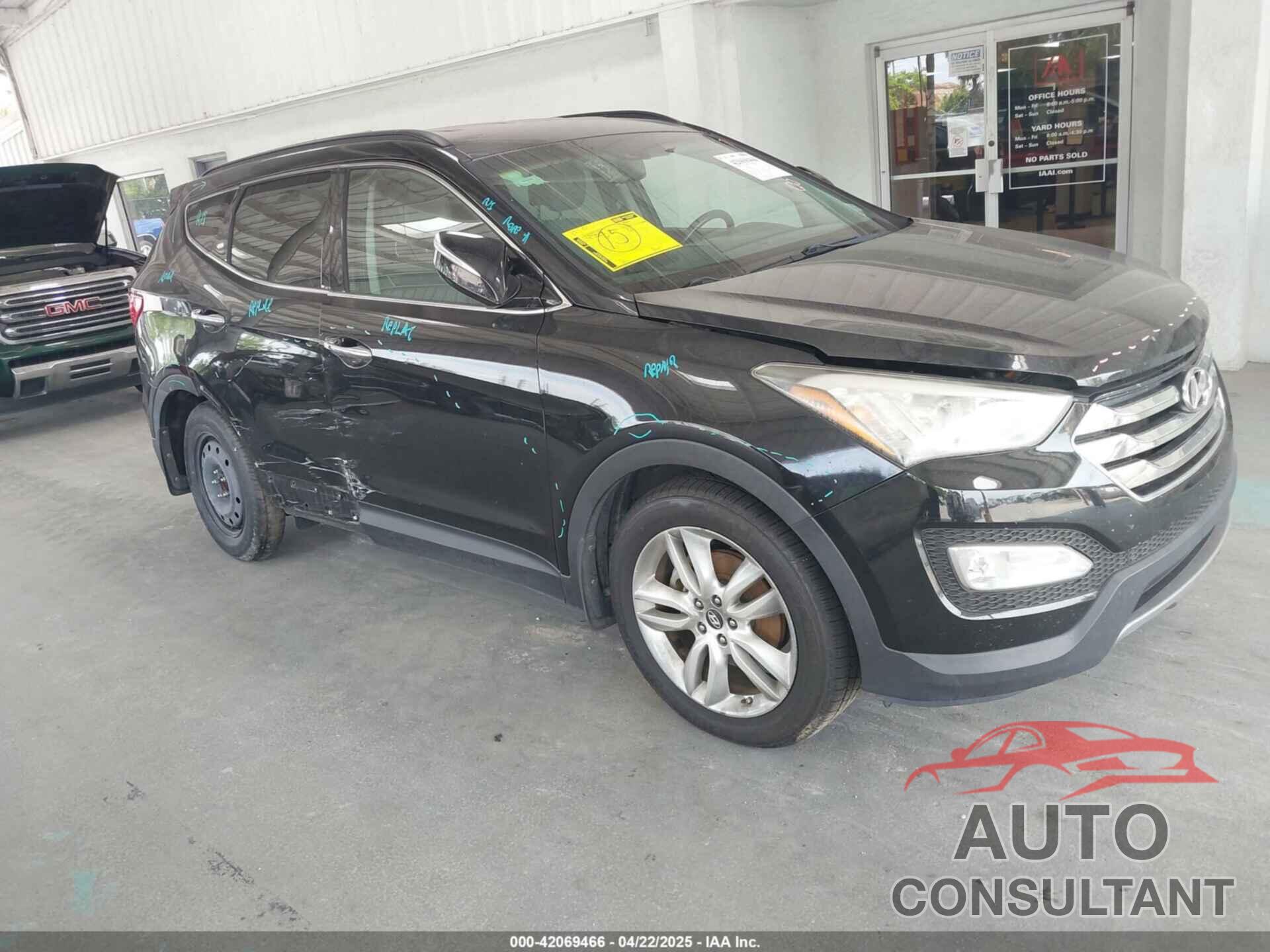 HYUNDAI SANTA FE 2013 - 5XYZU3LA6DG035725