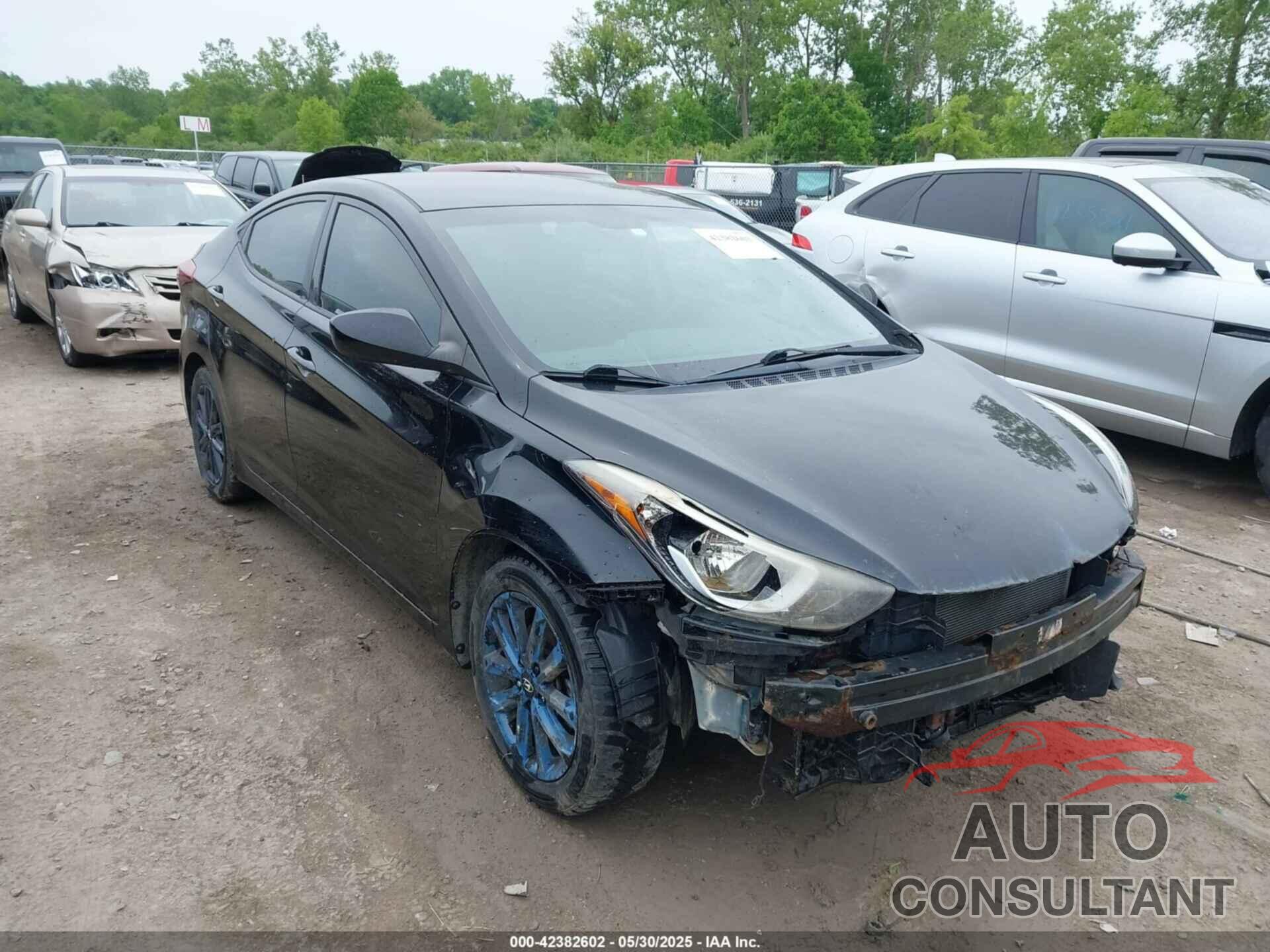 HYUNDAI ELANTRA 2014 - KMHDH4AE3EU085875