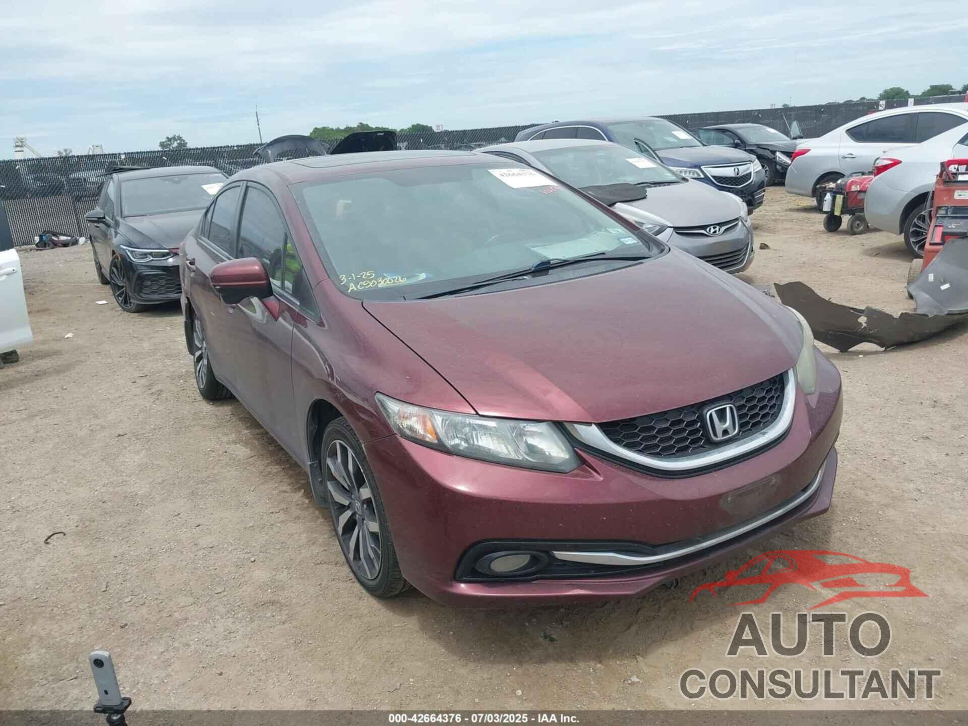 HONDA CIVIC 2014 - 19XFB2F9XEE060081