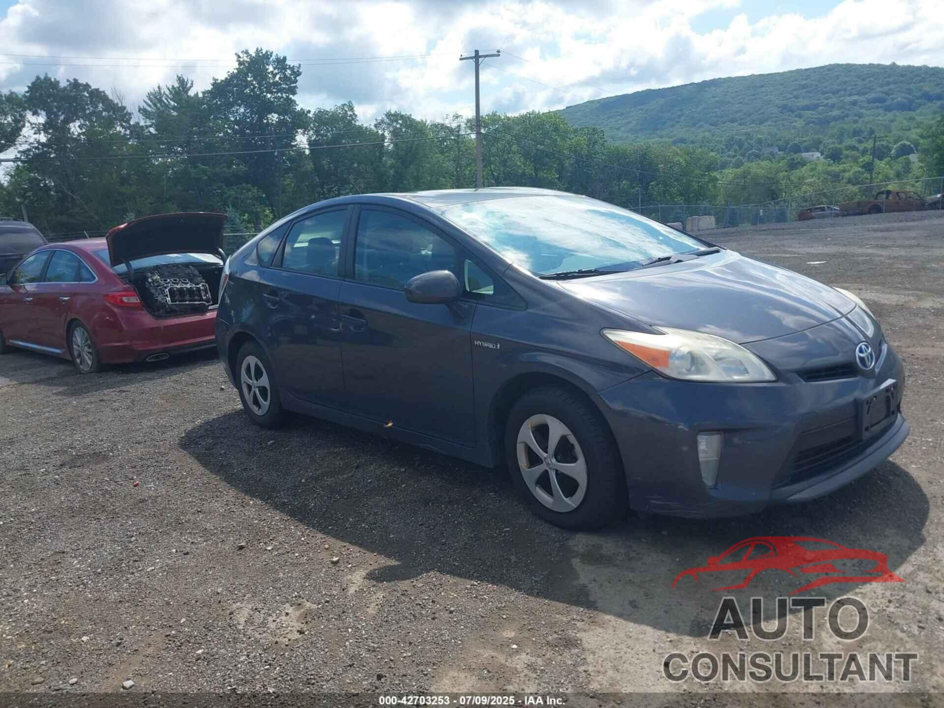 TOYOTA PRIUS 2012 - JTDKN3DU7C1536435