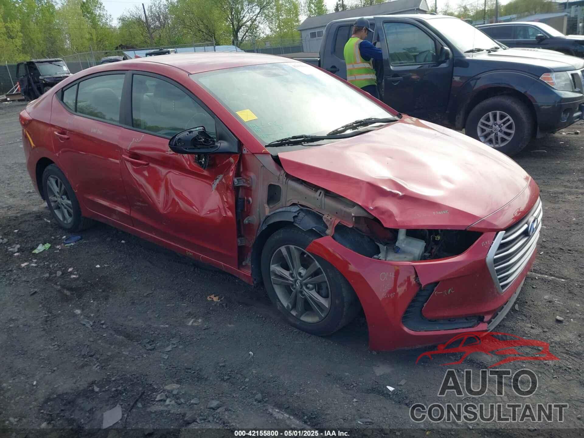 HYUNDAI ELANTRA 2018 - 5NPD84LFXJH219666