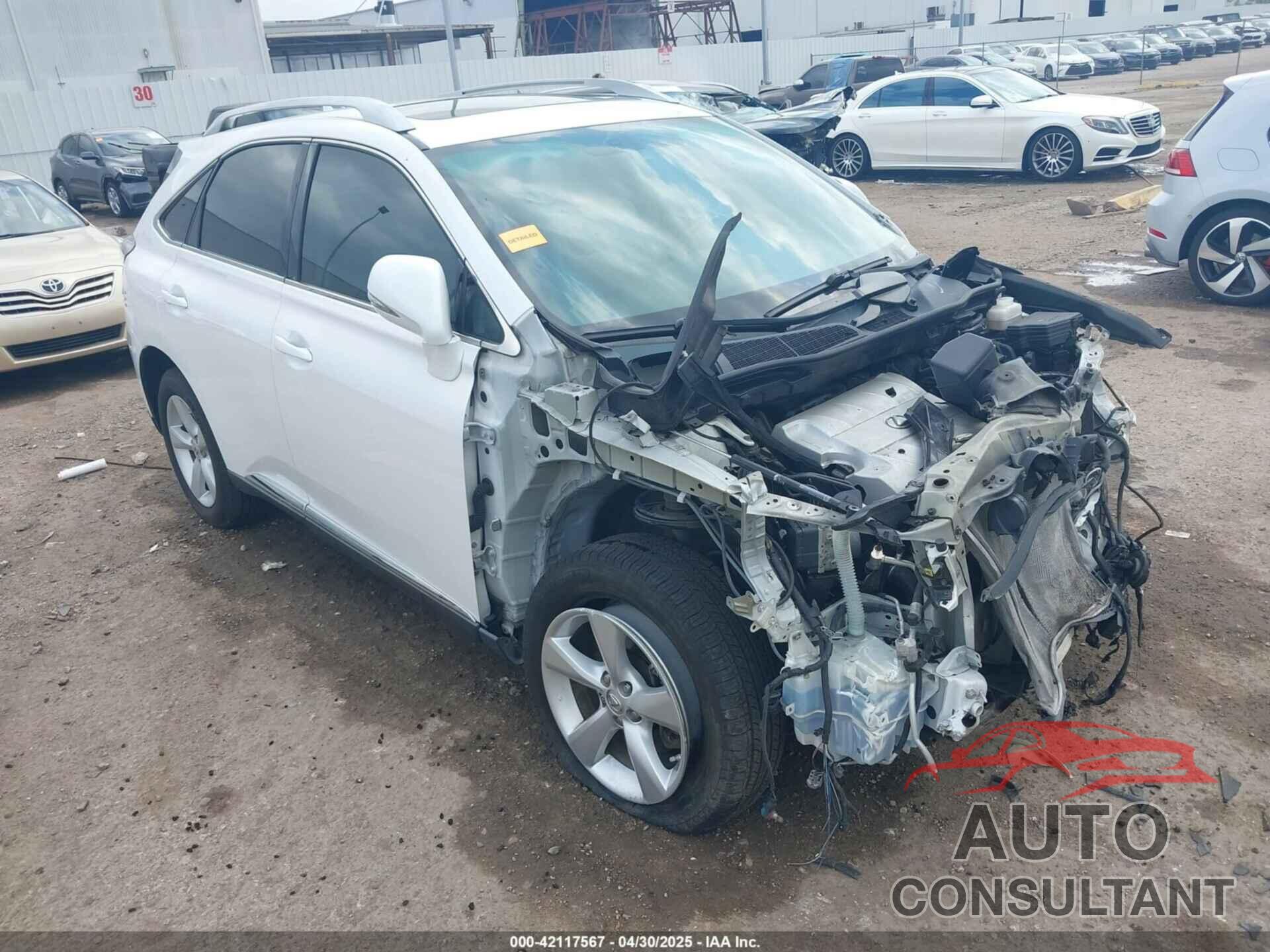 LEXUS RX 350 2011 - 2T2BK1BA0BC090883