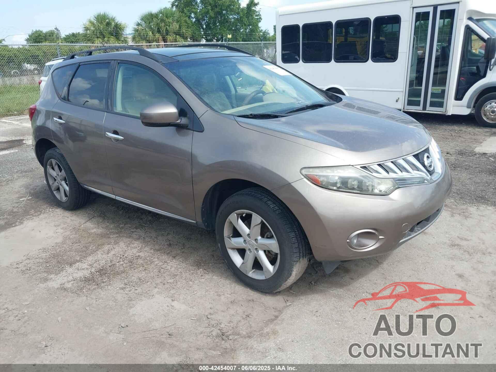 NISSAN MURANO 2010 - JN8AZ1MW4AW132518