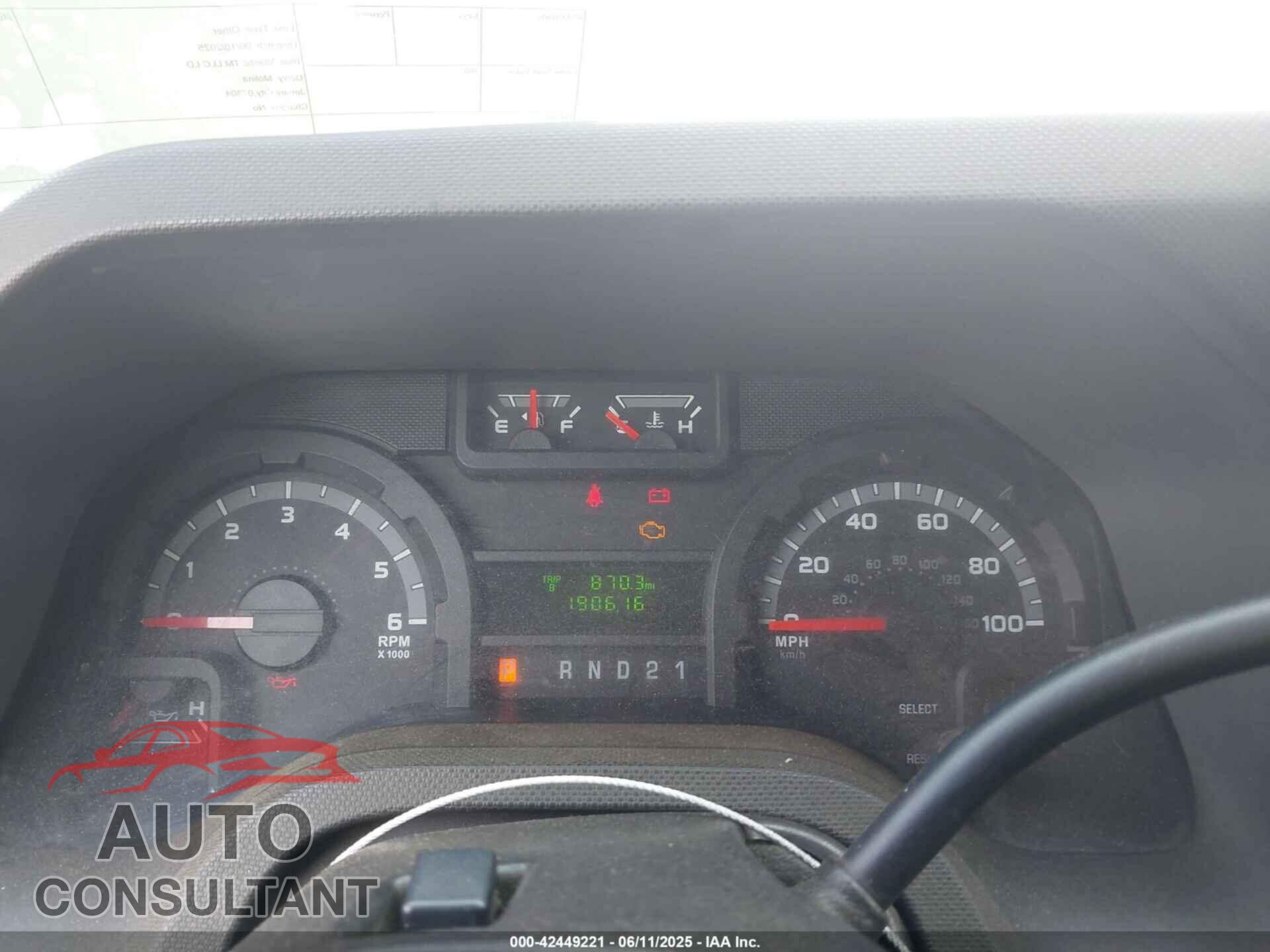 FORD E-150 2010 - 1FTNE1EW8ADA91748