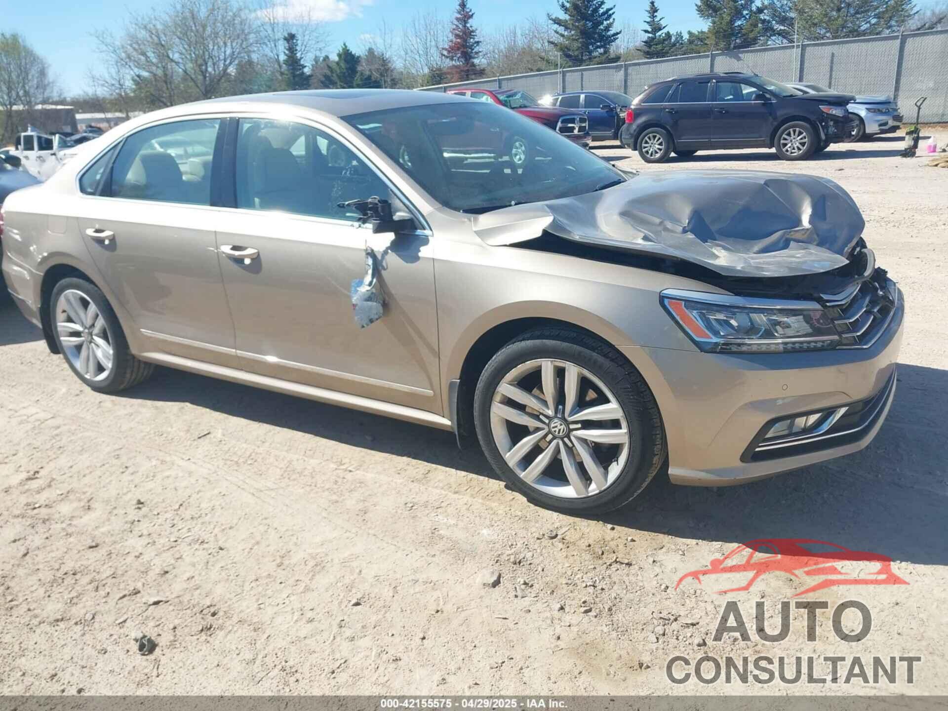 VOLKSWAGEN PASSAT 2017 - 1VWGT7A30HC054669