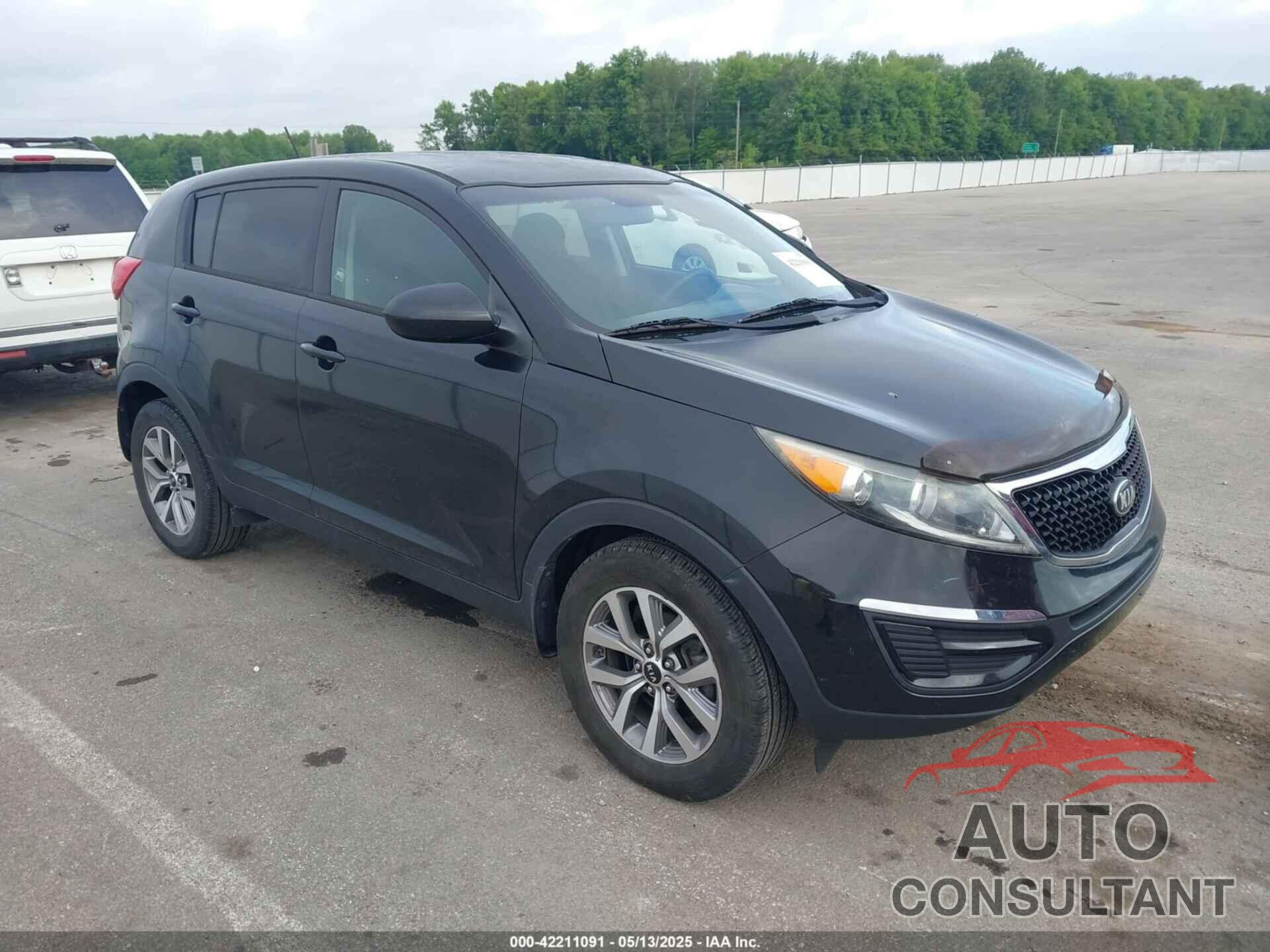 KIA SPORTAGE 2016 - KNDPB3AC8G7849409