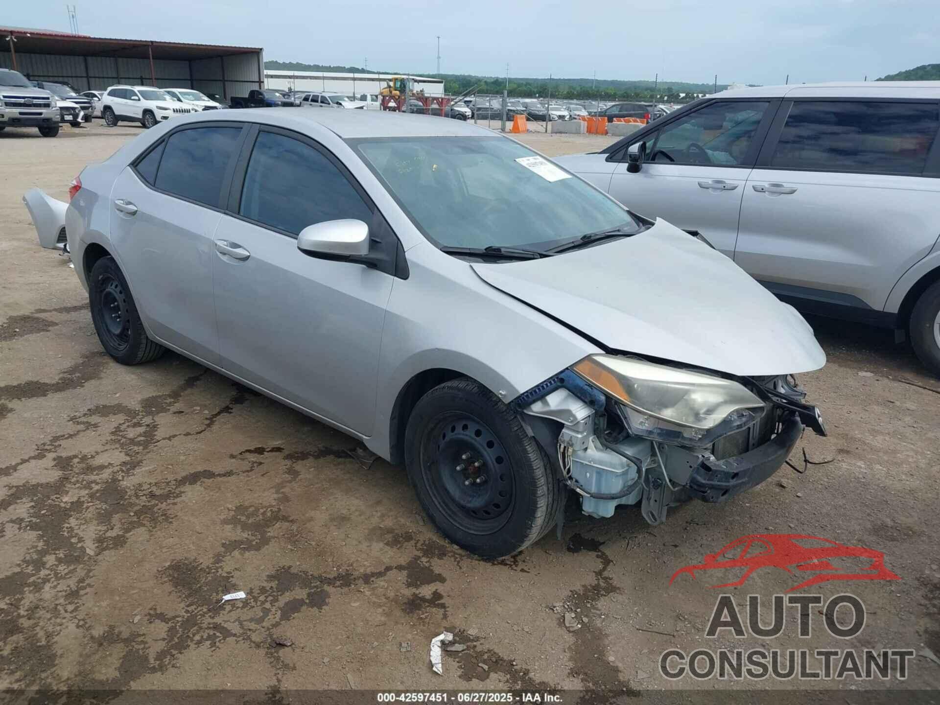 TOYOTA COROLLA 2014 - 2T1BURHE8EC014632