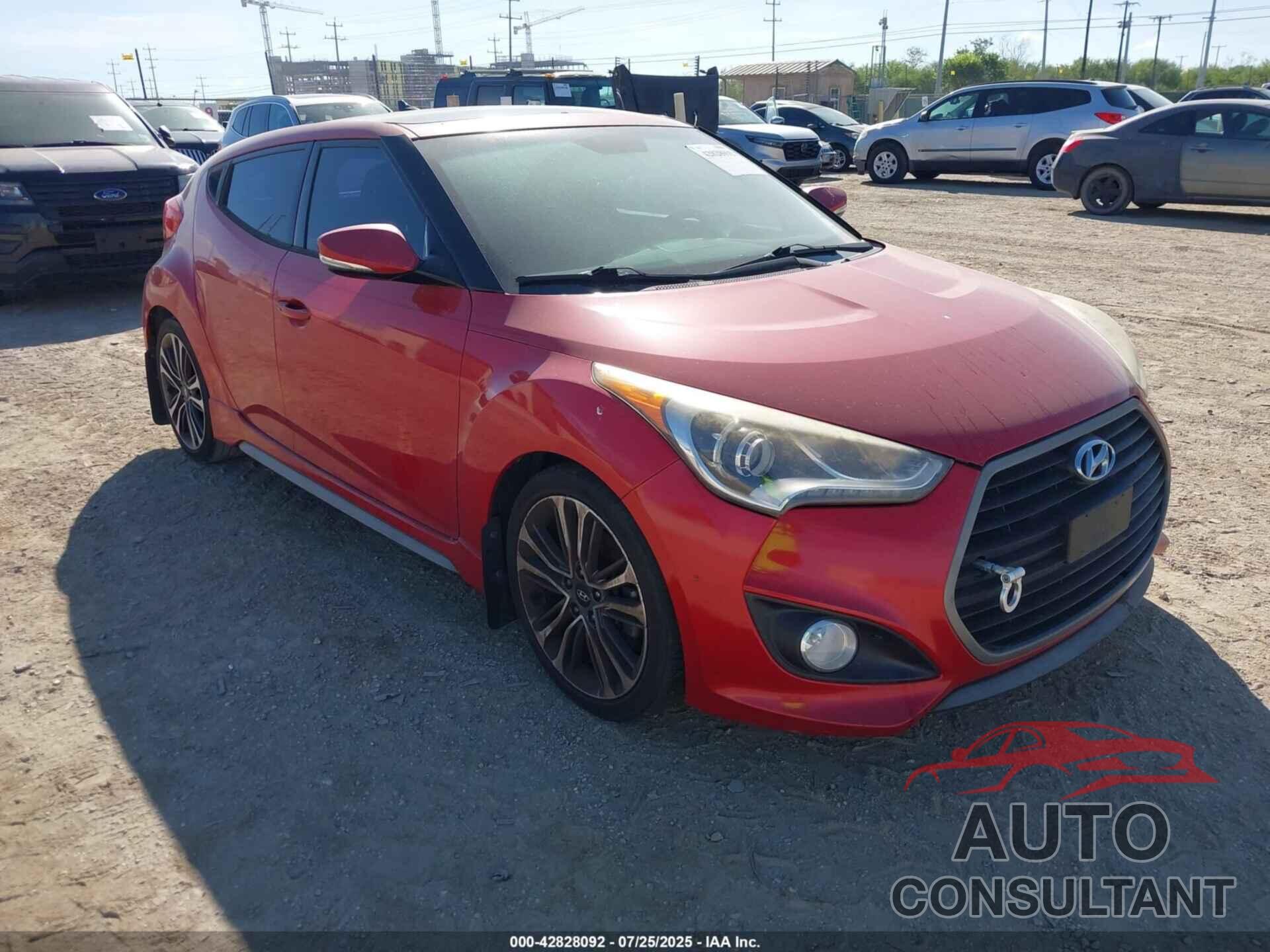 HYUNDAI VELOSTER 2016 - KMHTC6AE6GU280071