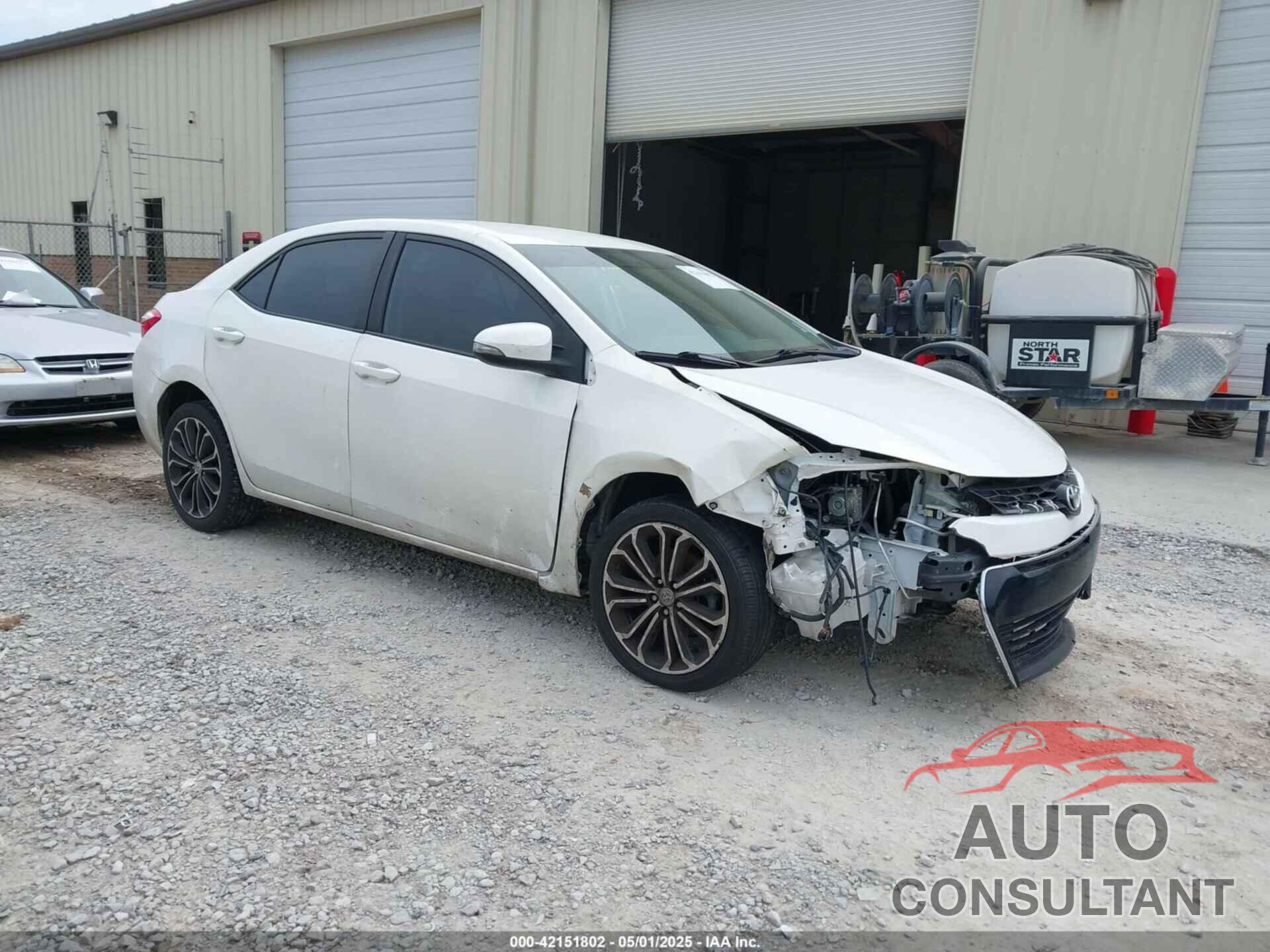 TOYOTA COROLLA 2016 - 2T1BURHEXGC528825