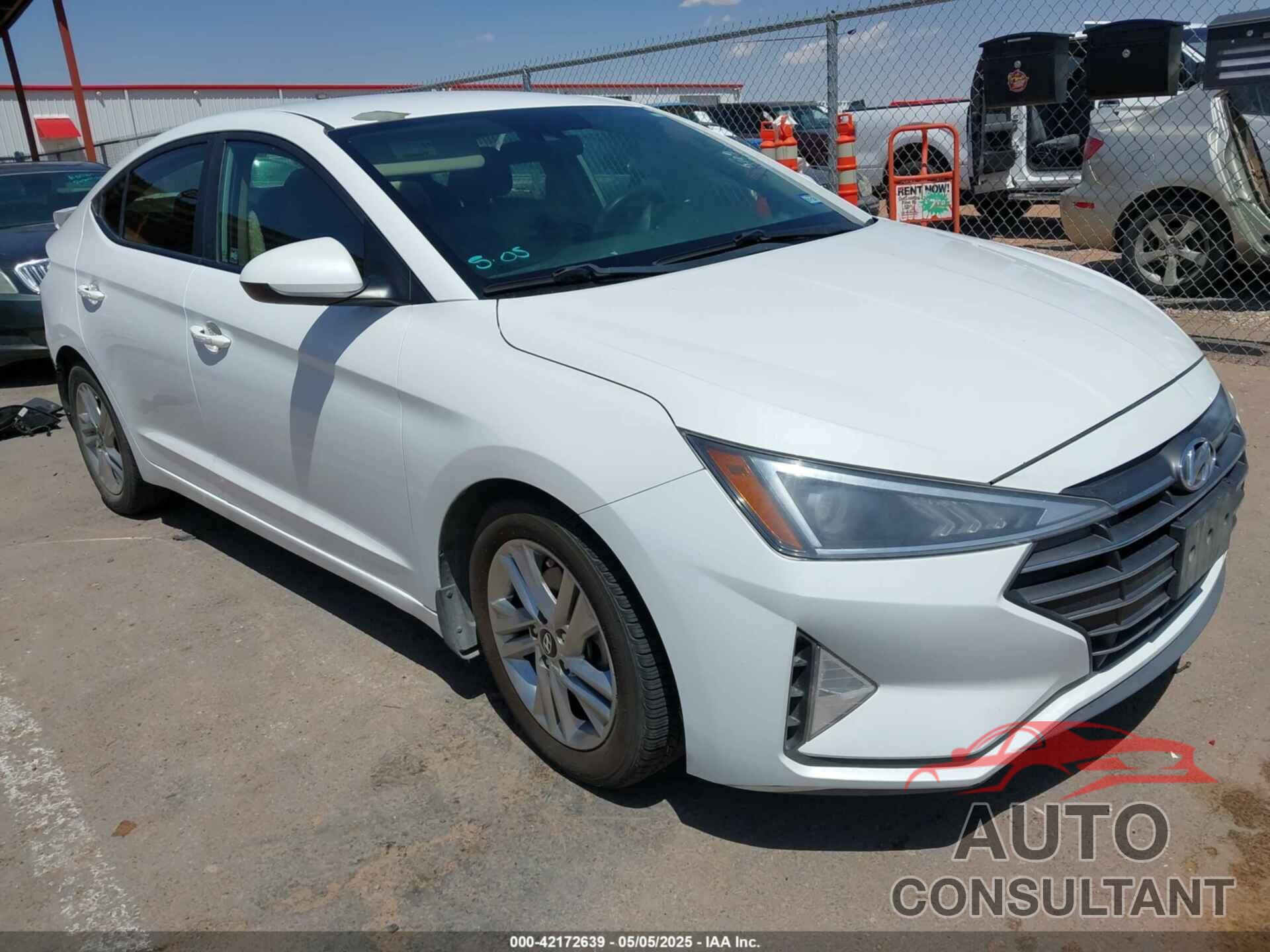 HYUNDAI ELANTRA 2019 - 5NPD84LF6KH476759