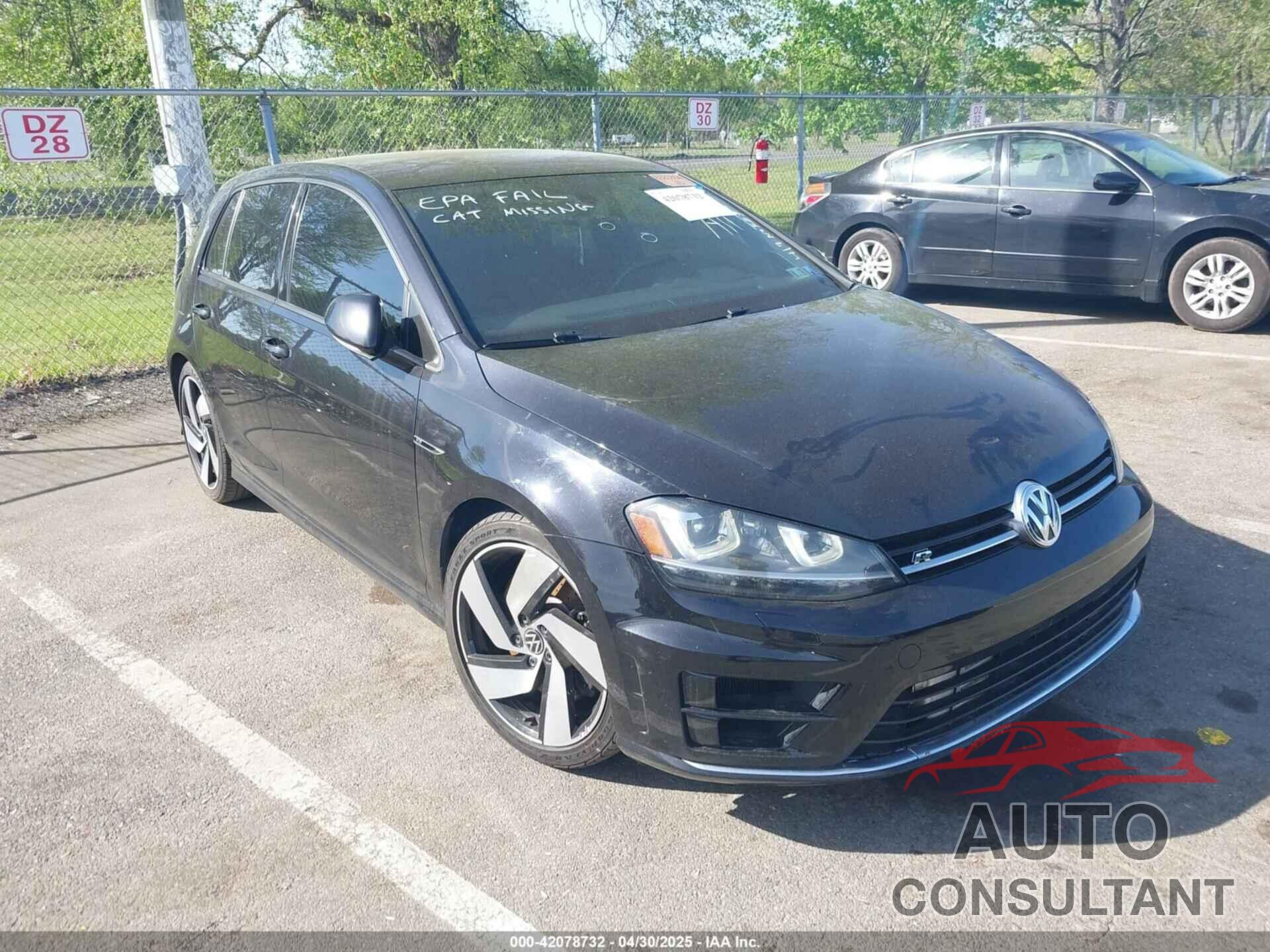 VOLKSWAGEN GOLF R 2016 - WVWLF7AU7GW190120