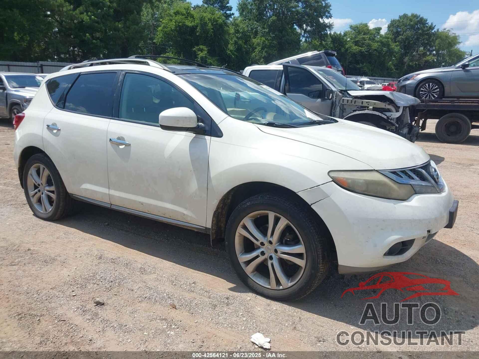 NISSAN MURANO 2011 - JN8AZ1MW6BW181429