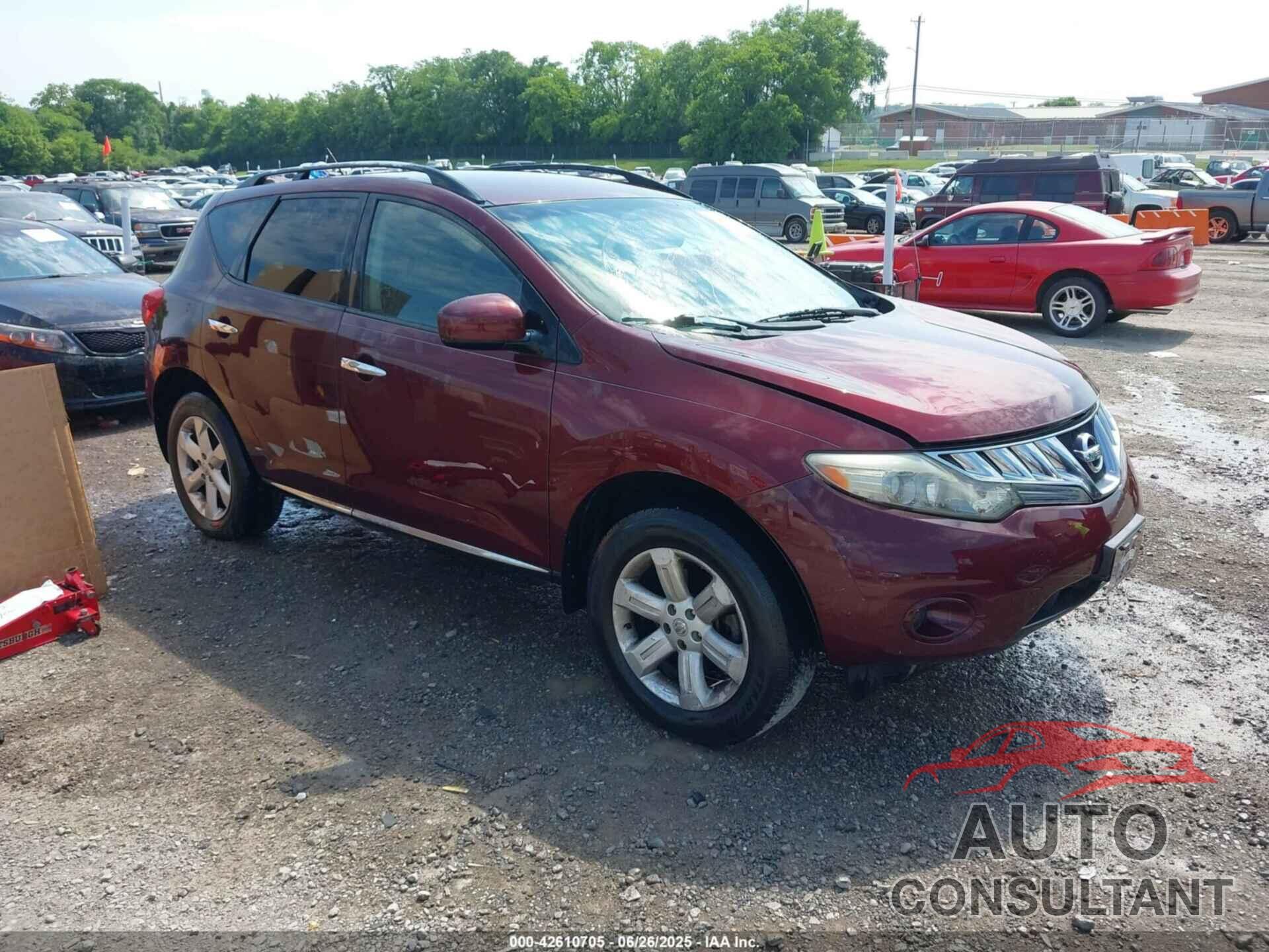 NISSAN MURANO 2009 - JN8AZ18W89W202303