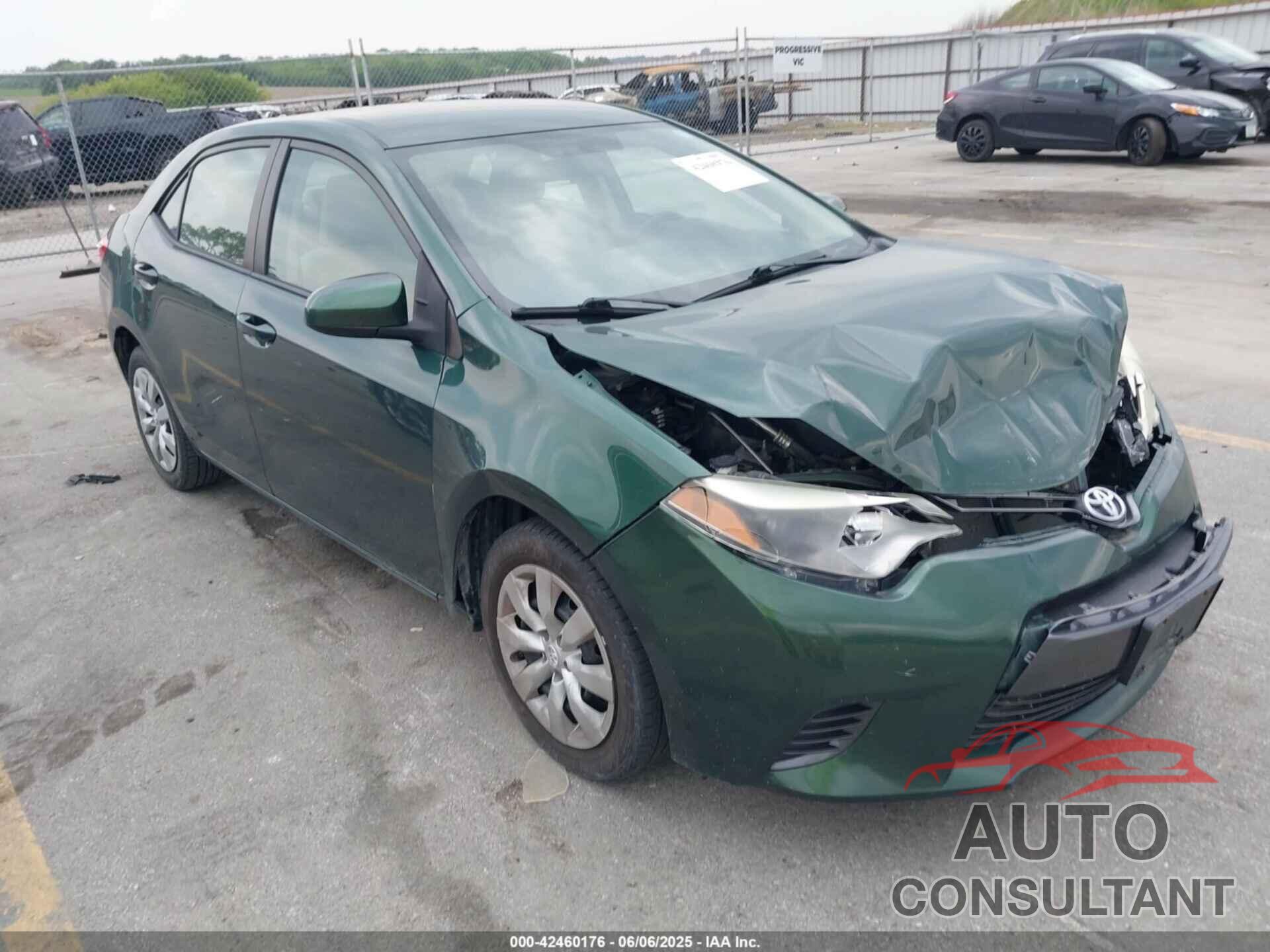 TOYOTA COROLLA 2015 - 2T1BURHE0FC391246