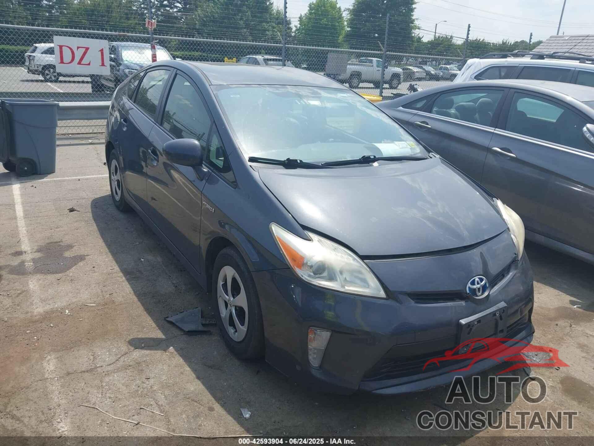 TOYOTA PRIUS 2012 - JTDKN3DU6C1559902