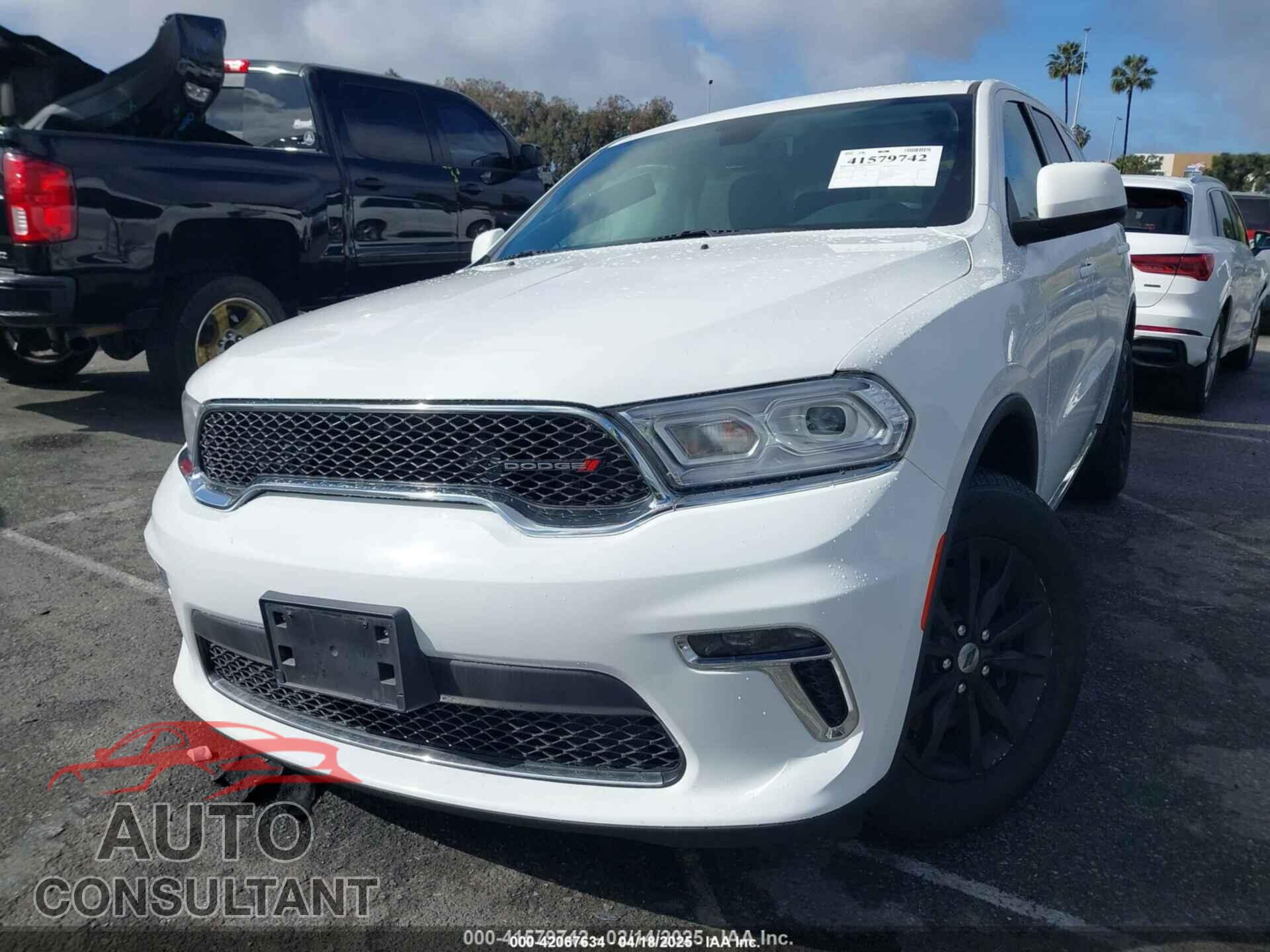 DODGE DURANGO 2021 - 1C4RDJAG9MC547348