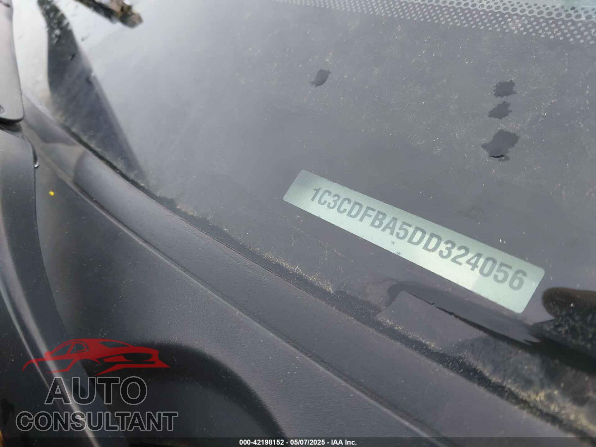 DODGE DART 2013 - 1C3CDFBA5DD324056