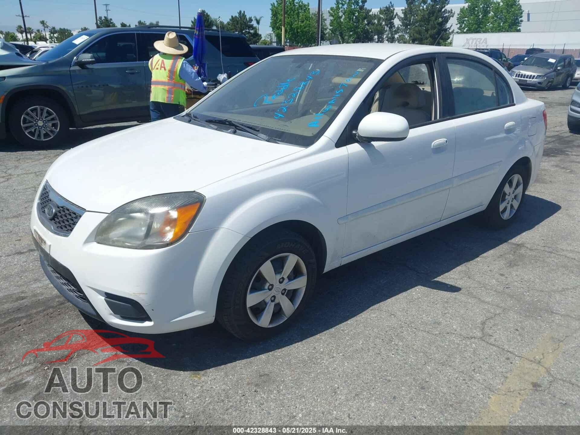 KIA RIO 2011 - KNADH4A36B6952959