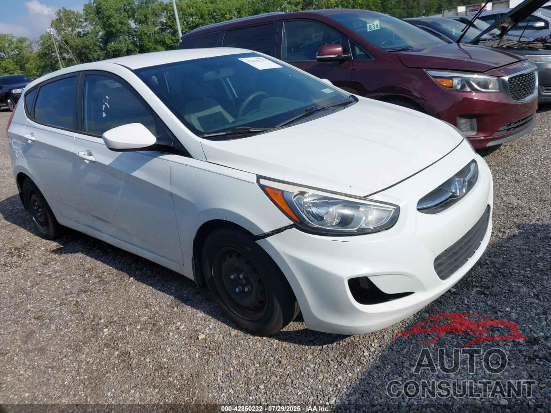 HYUNDAI ACCENT 2015 - KMHCT5AEXFU226619
