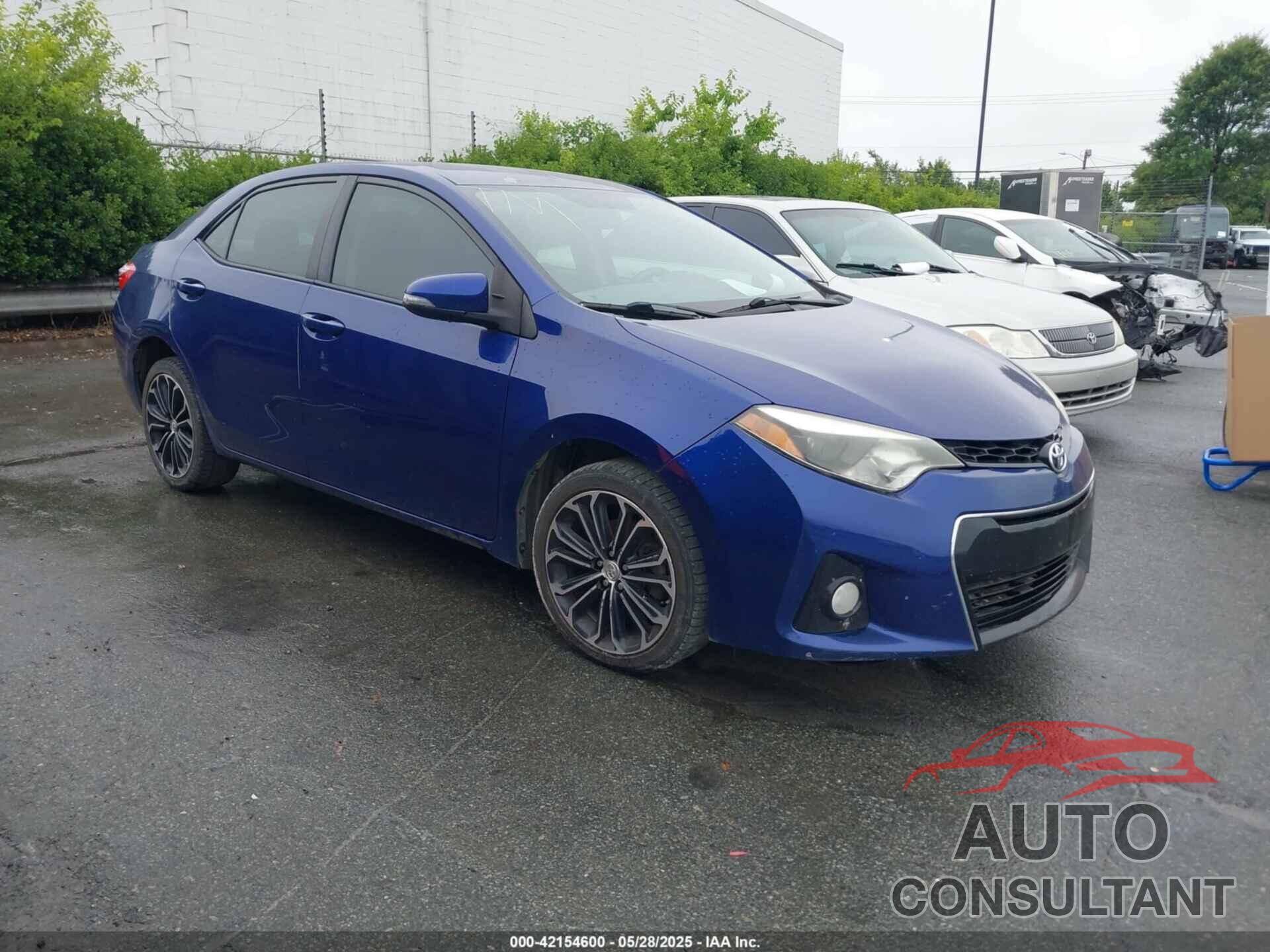 TOYOTA COROLLA 2014 - 5YFBURHE3EP117537