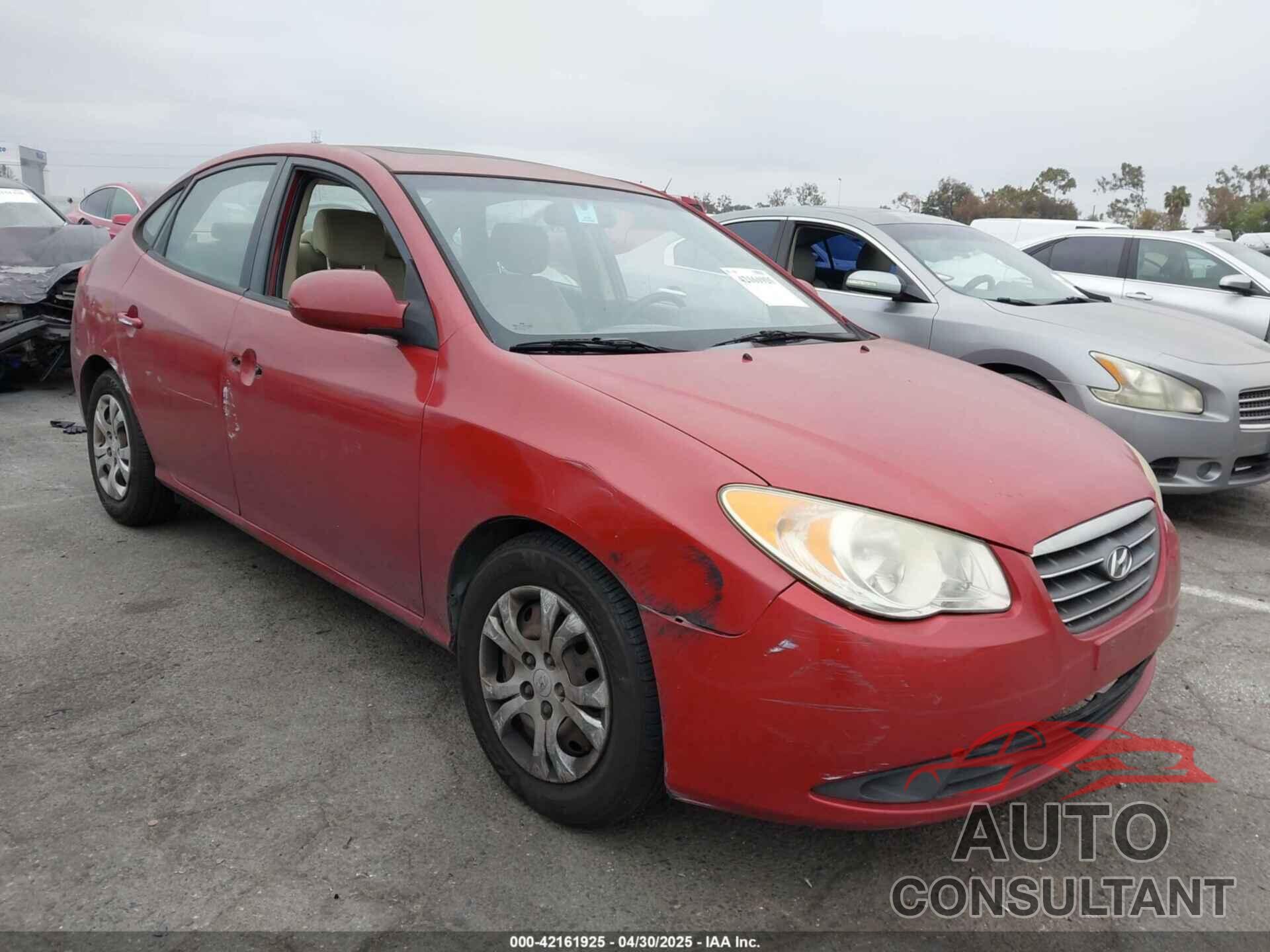 HYUNDAI ELANTRA 2009 - KMHDU46D19U751813