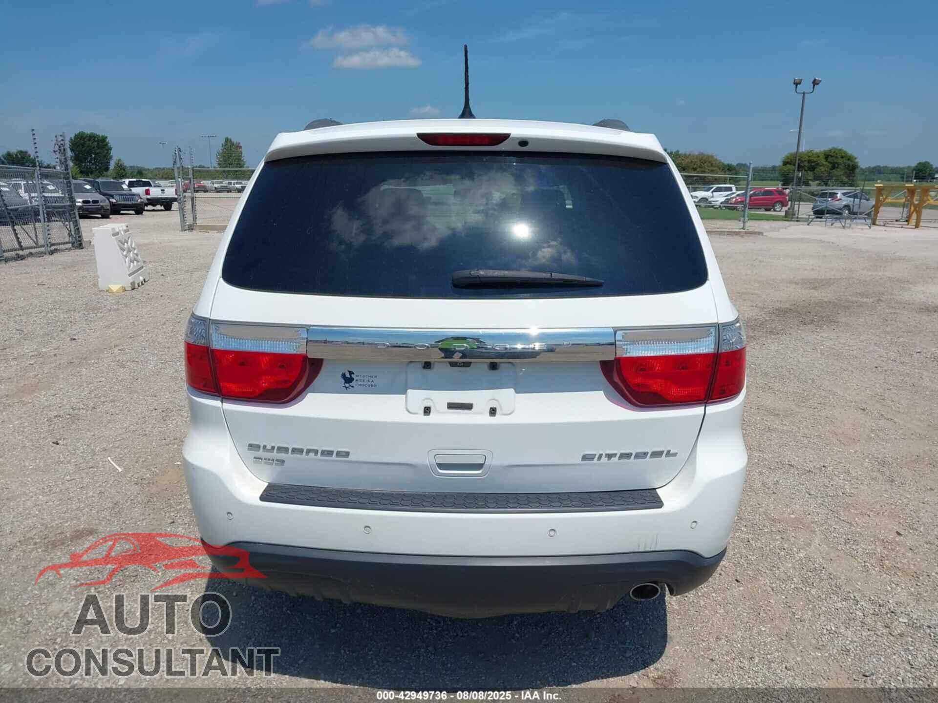 DODGE DURANGO 2013 - 1C4RDJEG3DC678754
