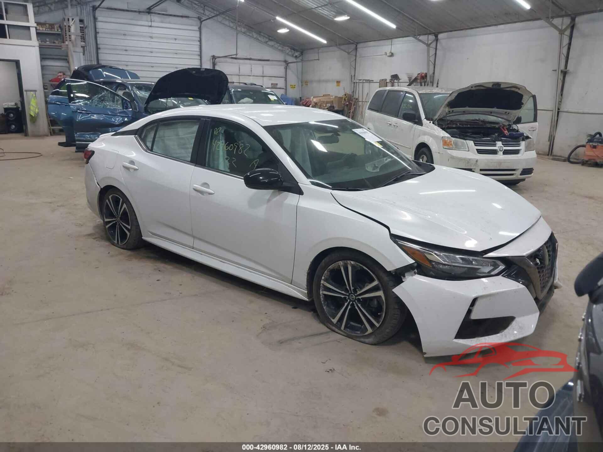 NISSAN SENTRA 2022 - 3N1AB8DV7NY258227
