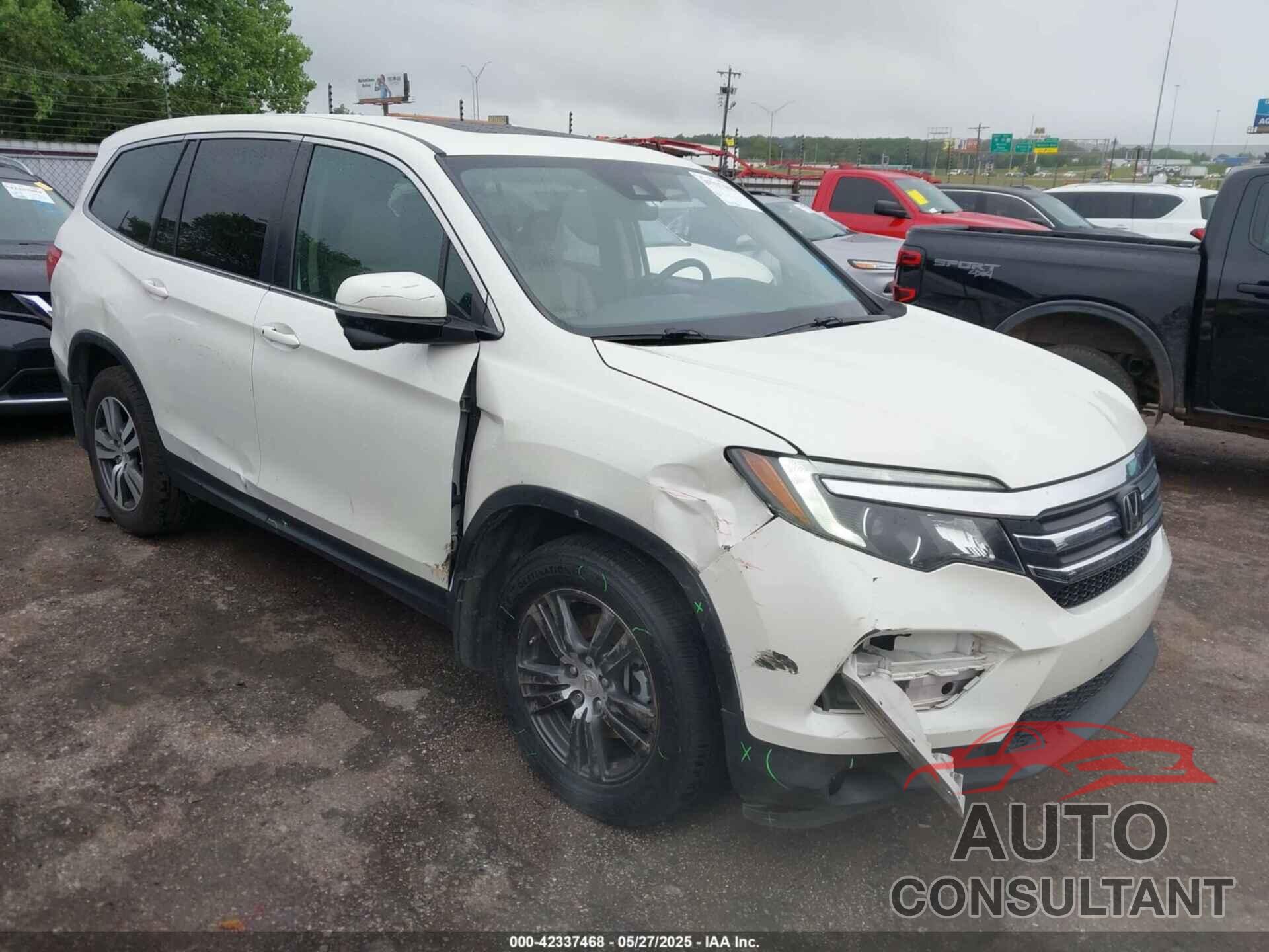 HONDA PILOT 2016 - 5FNYF5H62GB054483