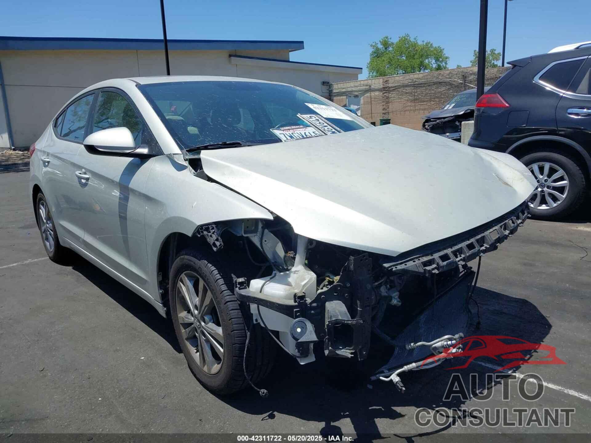 HYUNDAI ELANTRA 2017 - 5NPD84LF6HH139498