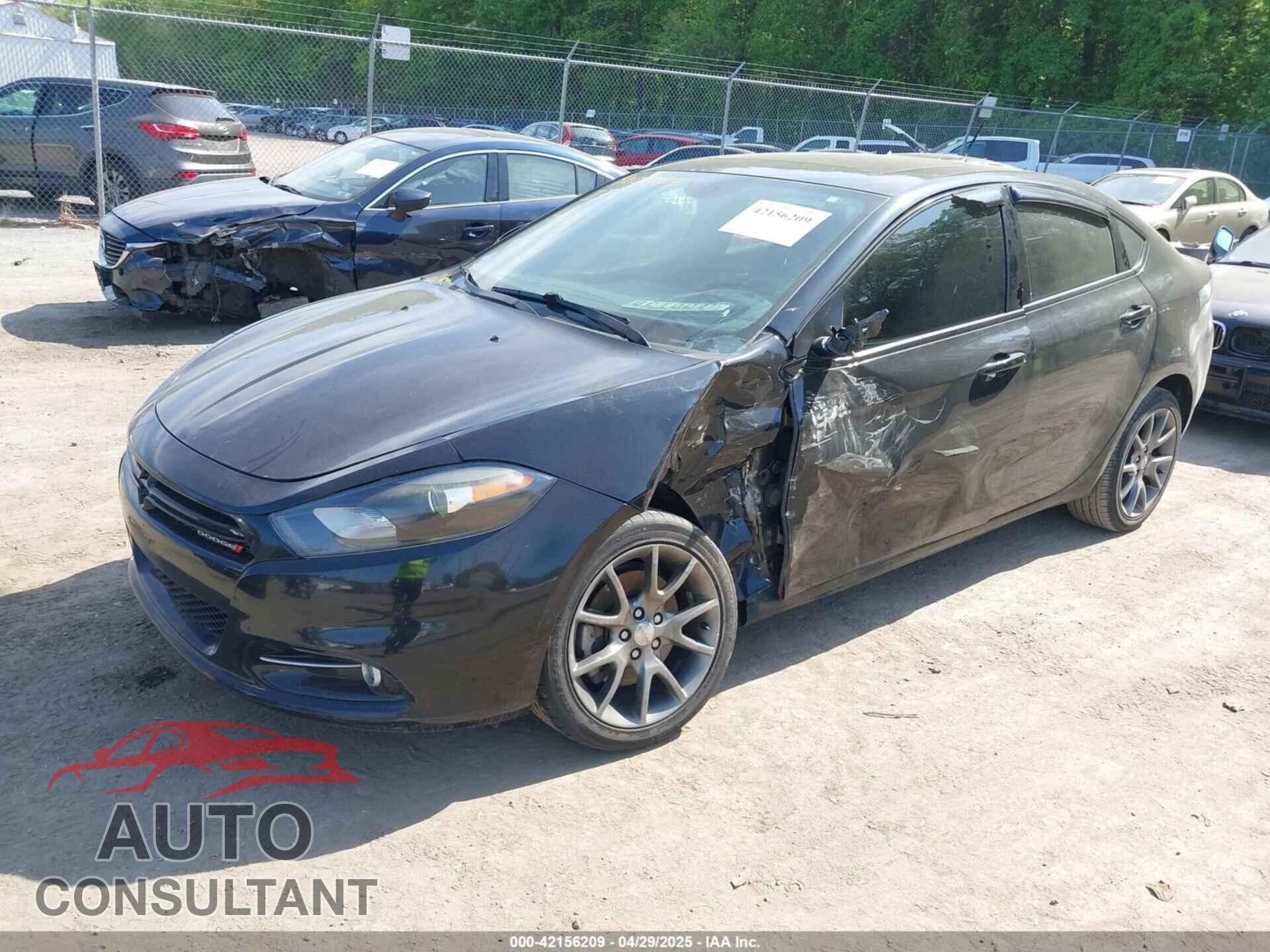 DODGE DART 2014 - 1C3CDFBB7ED926628