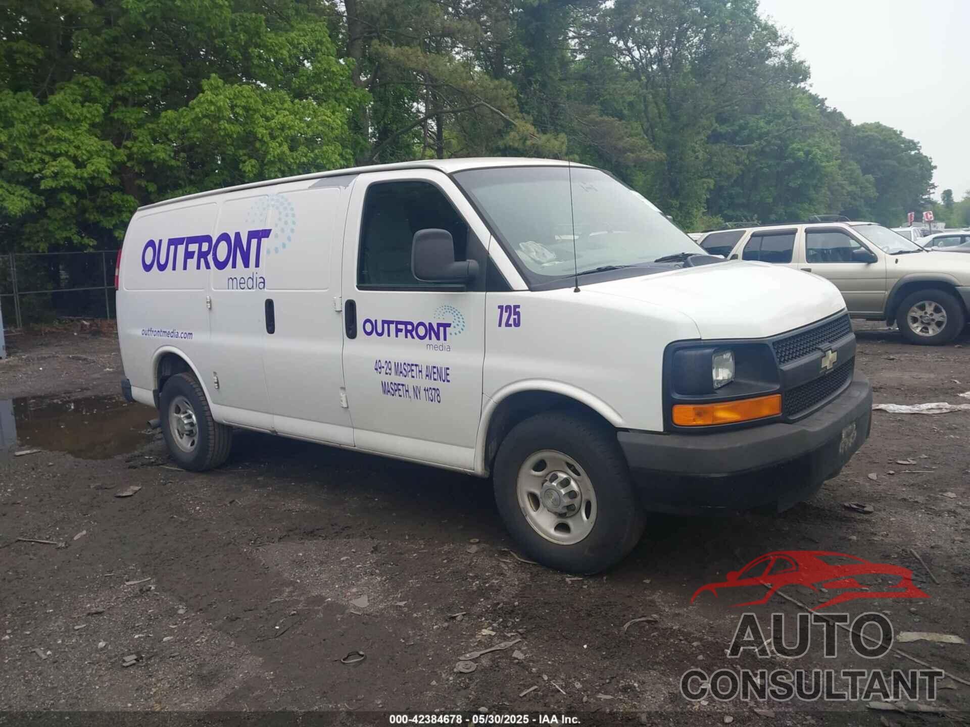 CHEVROLET EXPRESS 2500 2010 - 1GCZGFBA2A1134516