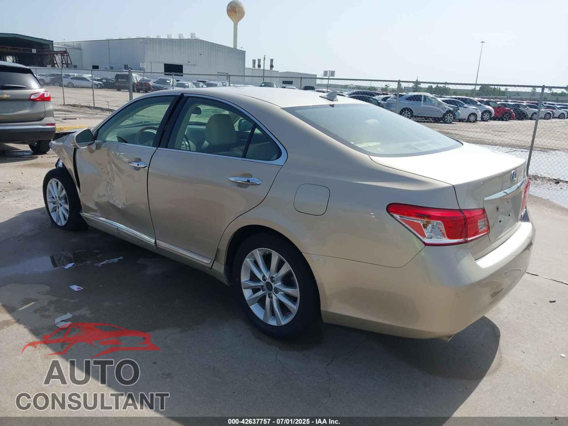 LEXUS ES 2012 - JTHBK1EG2C2511795