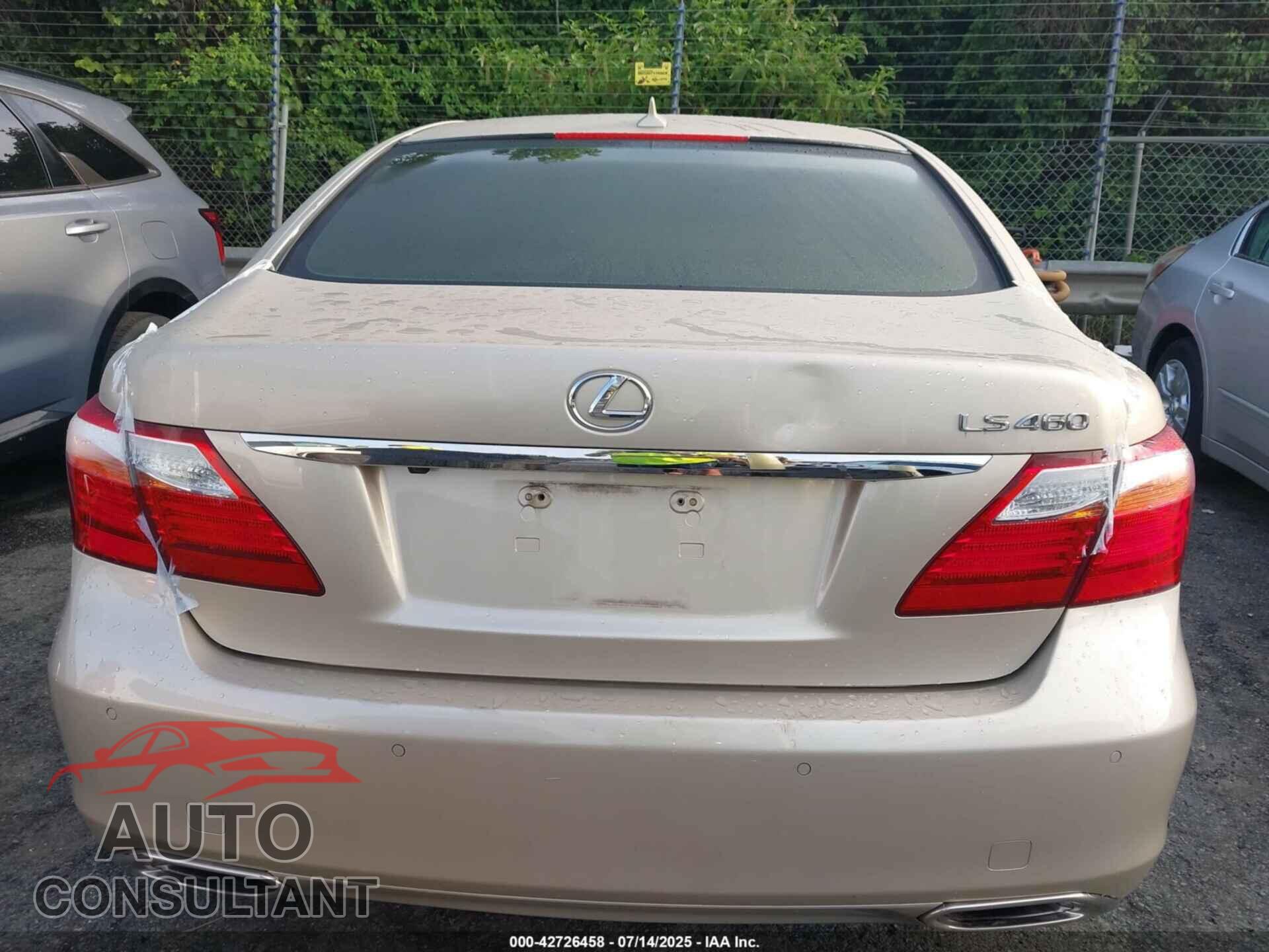 LEXUS LS 460 2012 - JTHBL5EF5C5111062