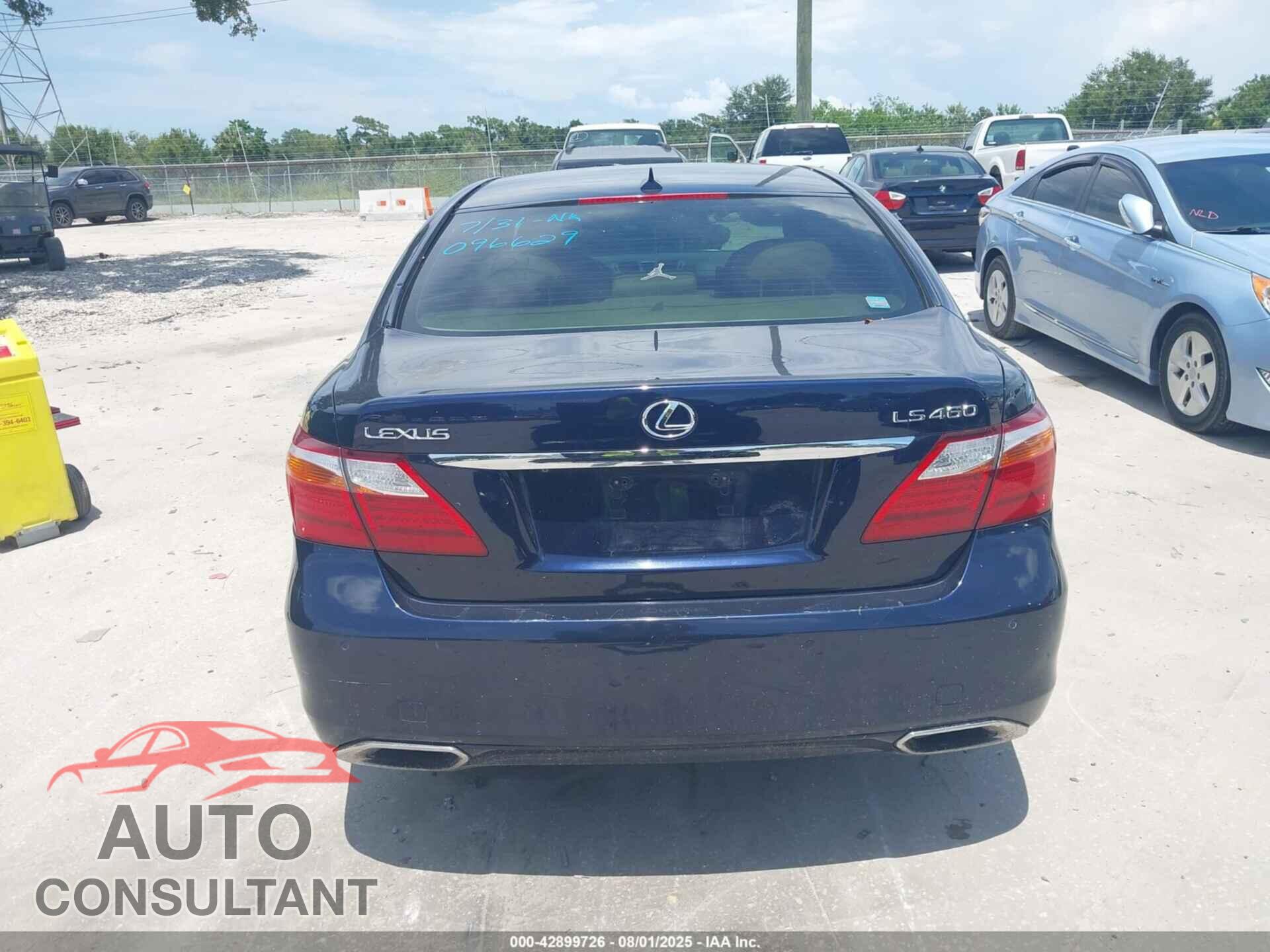 LEXUS LS 460 2010 - JTHBL5EF2A5096629