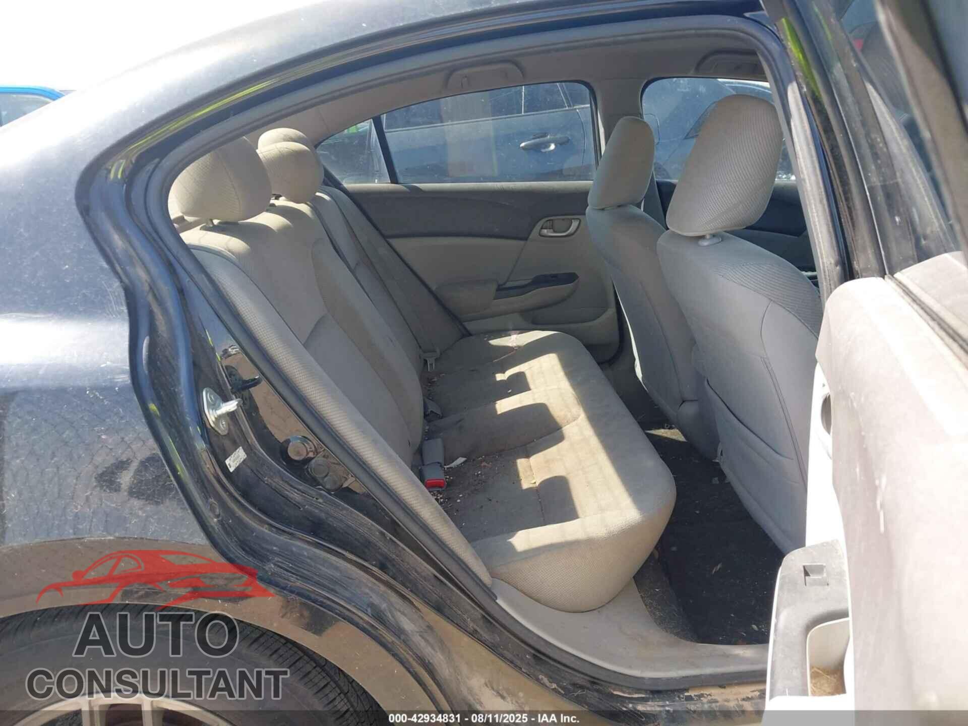 HONDA CIVIC 2012 - 2HGFB2F59CH612475