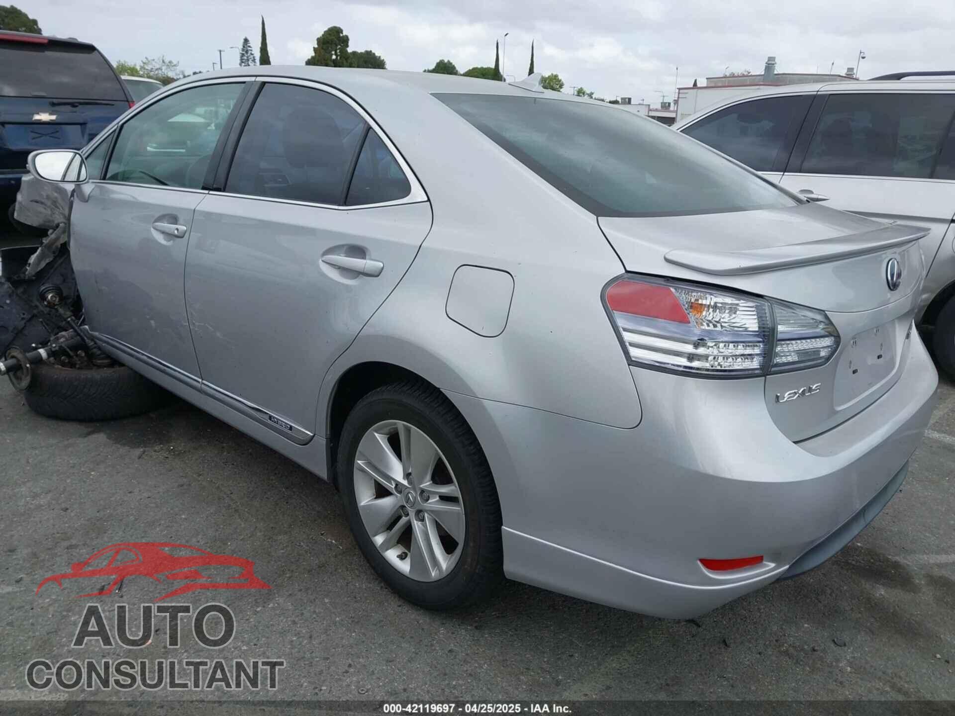 LEXUS HS 250H 2010 - JTHBB1BA9A2017446