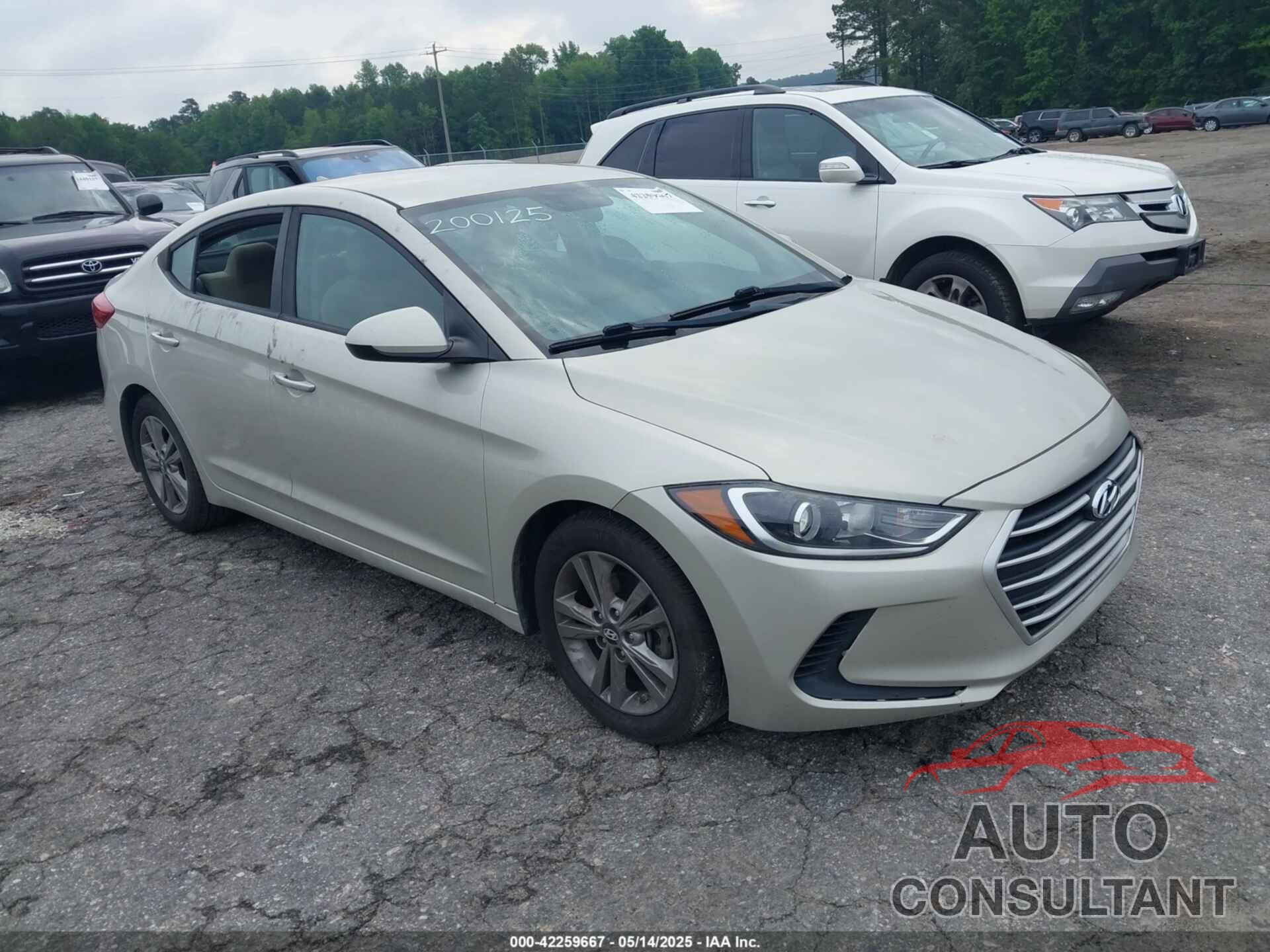 HYUNDAI ELANTRA 2017 - 5NPD84LF1HH192738
