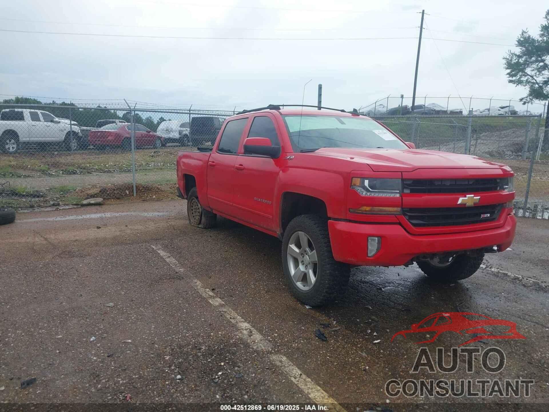 CHEVROLET SILVERADO 1500 2017 - 3GCUKREC4HG204908