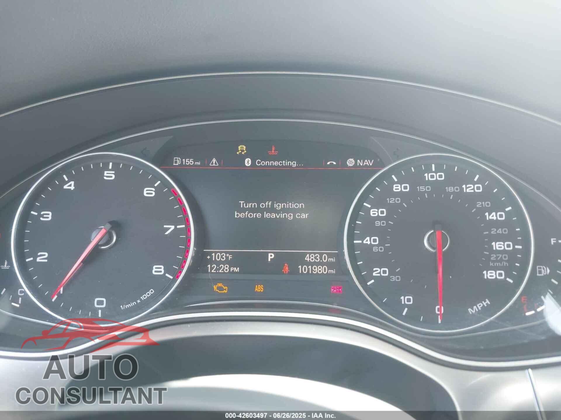 AUDI A6 2013 - WAUDFAFC0DN010430