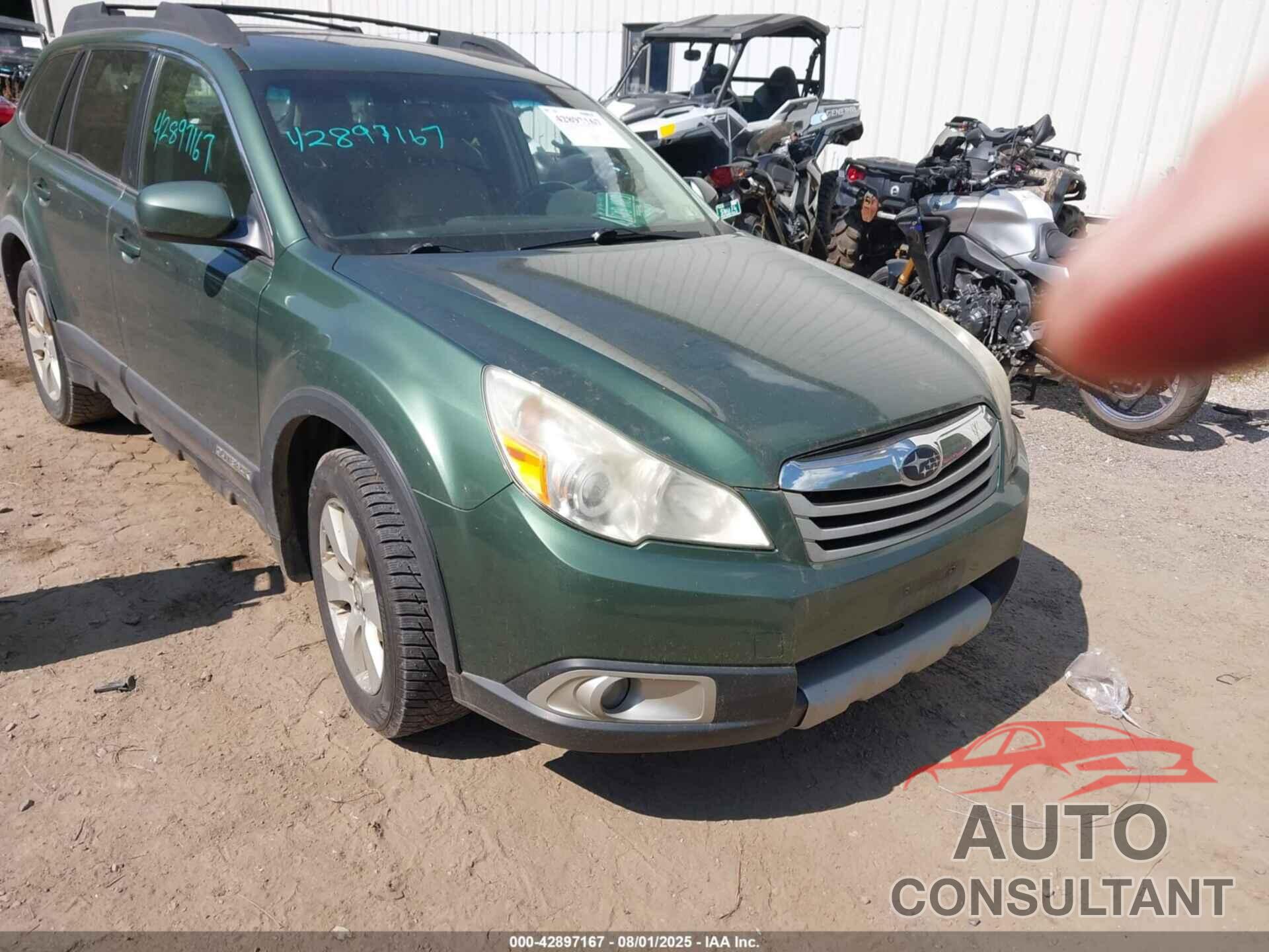 SUBARU OUTBACK 2010 - 4S4BRBKC4A3319091