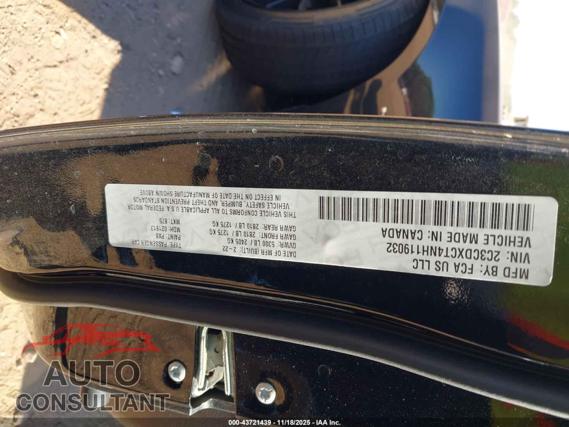 DODGE CHARGER 2022 - 2C3CDXCT4NH119032