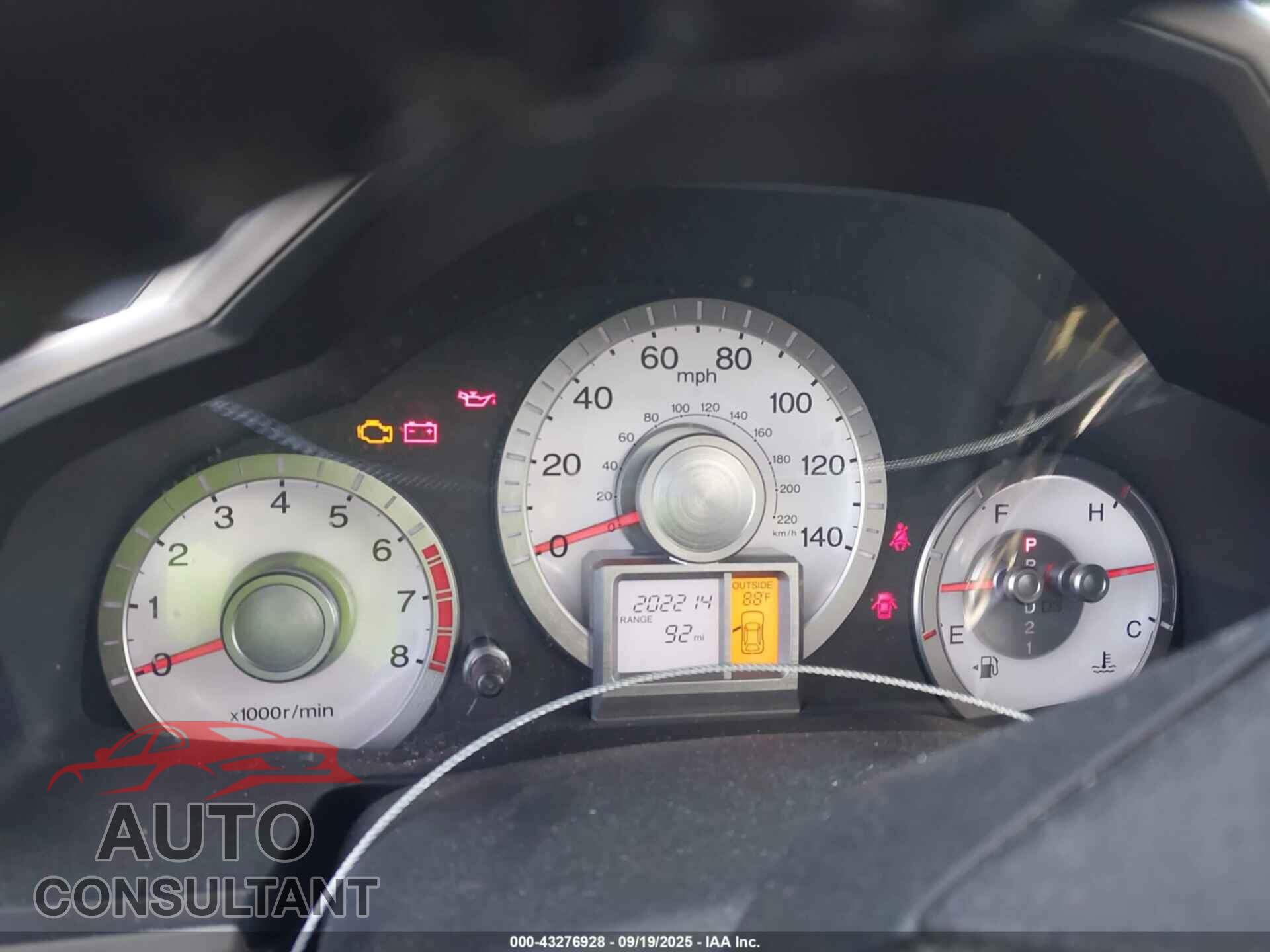 HONDA PILOT 2011 - 5FNYF4H53BB034687