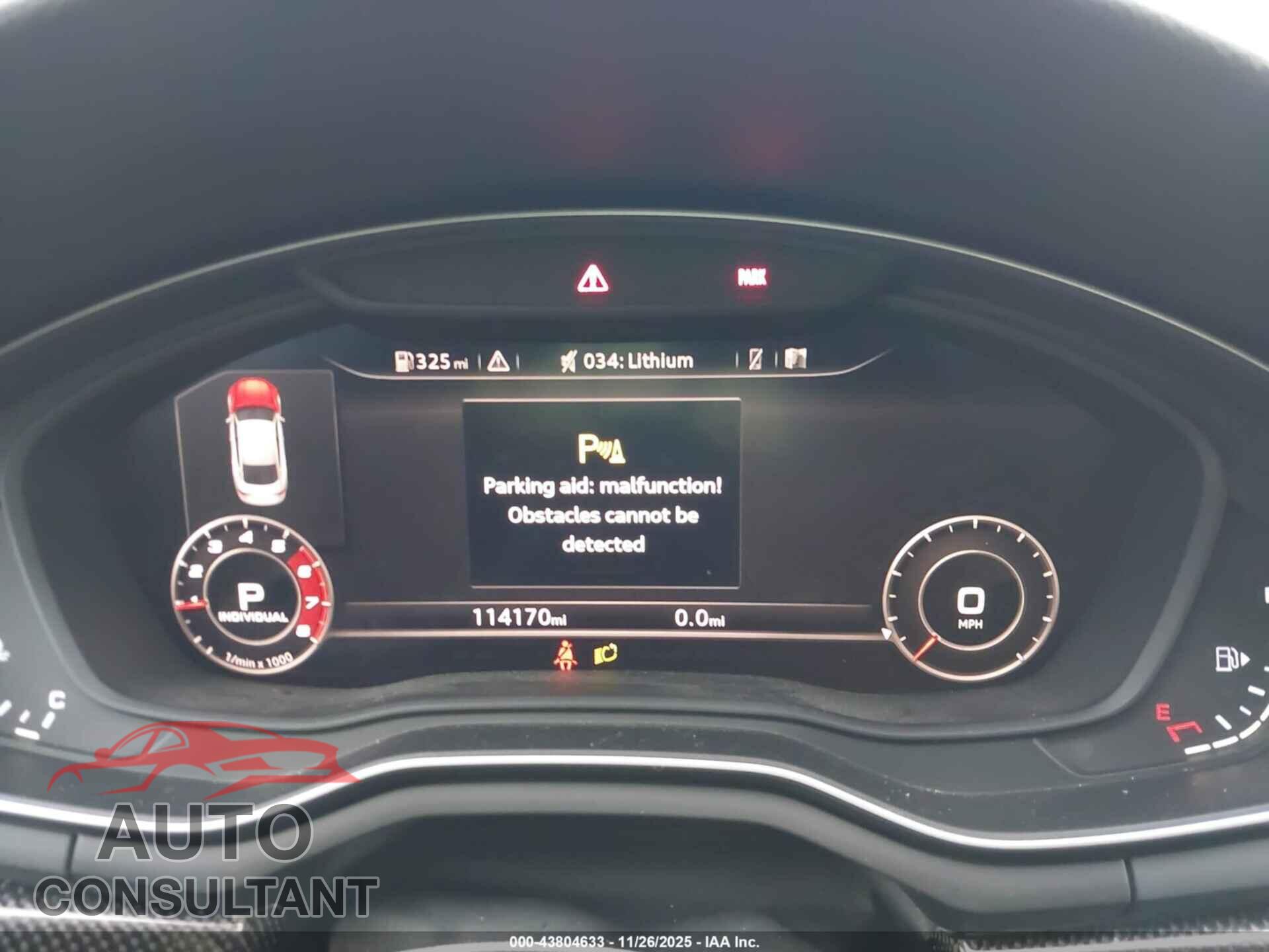 AUDI S5 2018 - WAUB4CF51JA040405