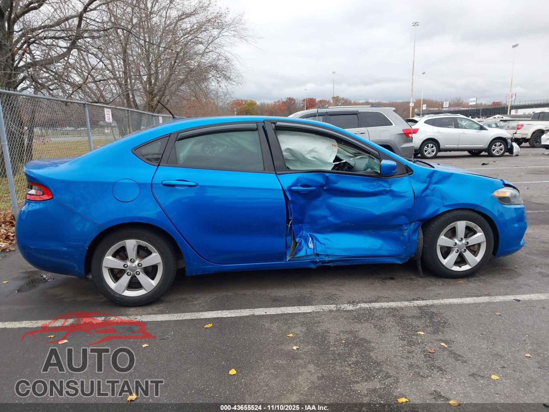 DODGE DART 2015 - 1C3CDFBB6FD415865