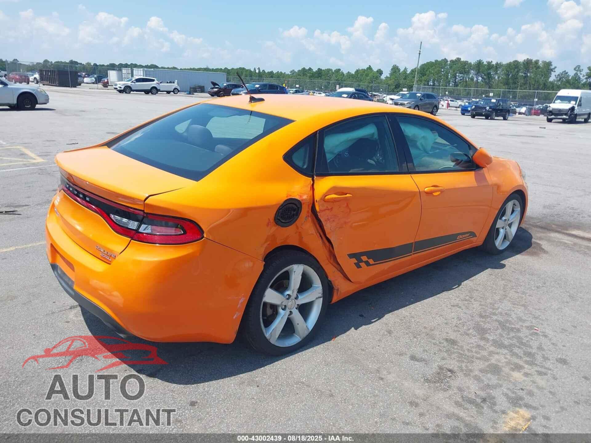 DODGE DART 2014 - 1C3CDFBB2ED825416