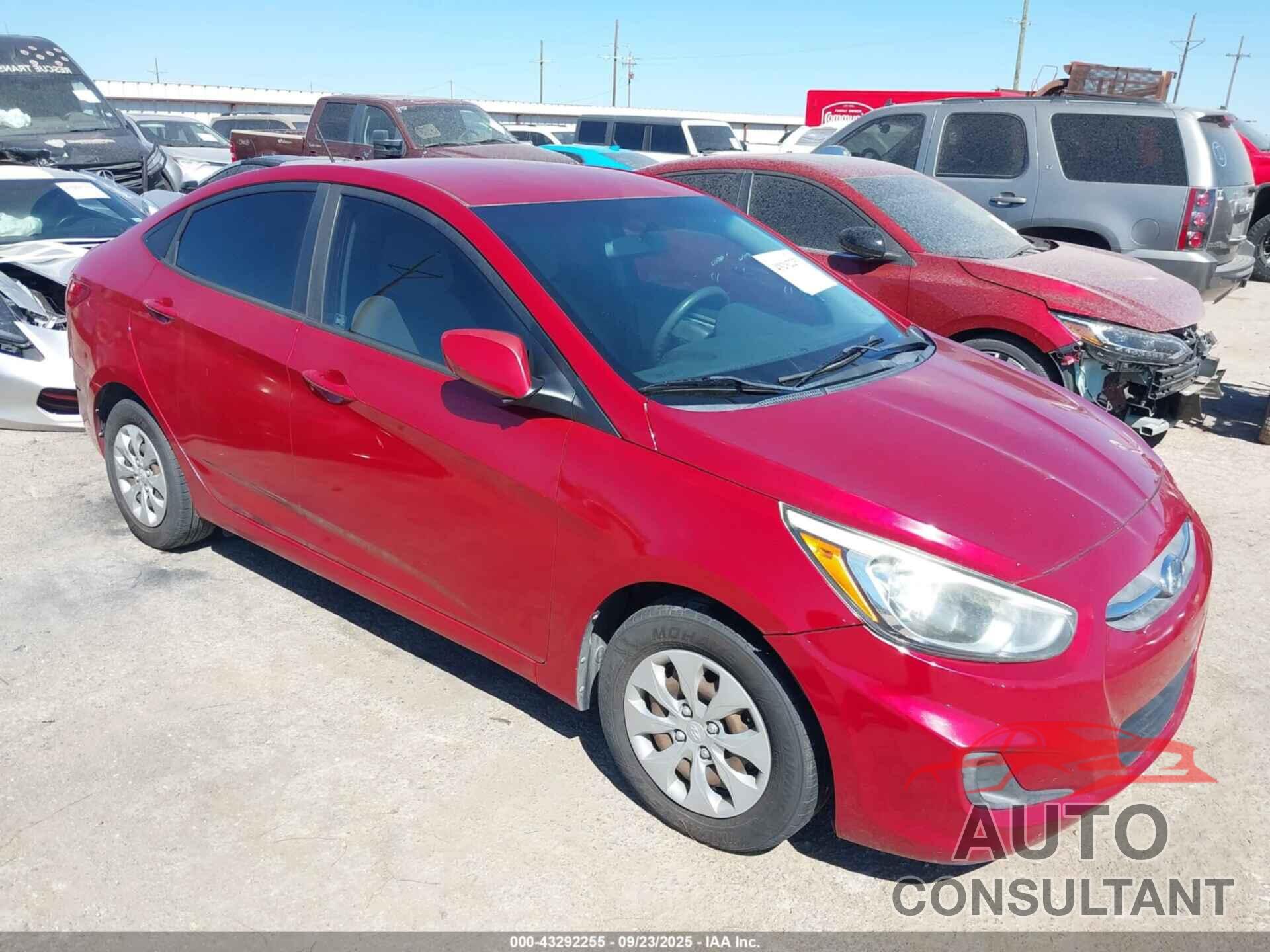 HYUNDAI ACCENT 2017 - KMHCT4AE4HU394530