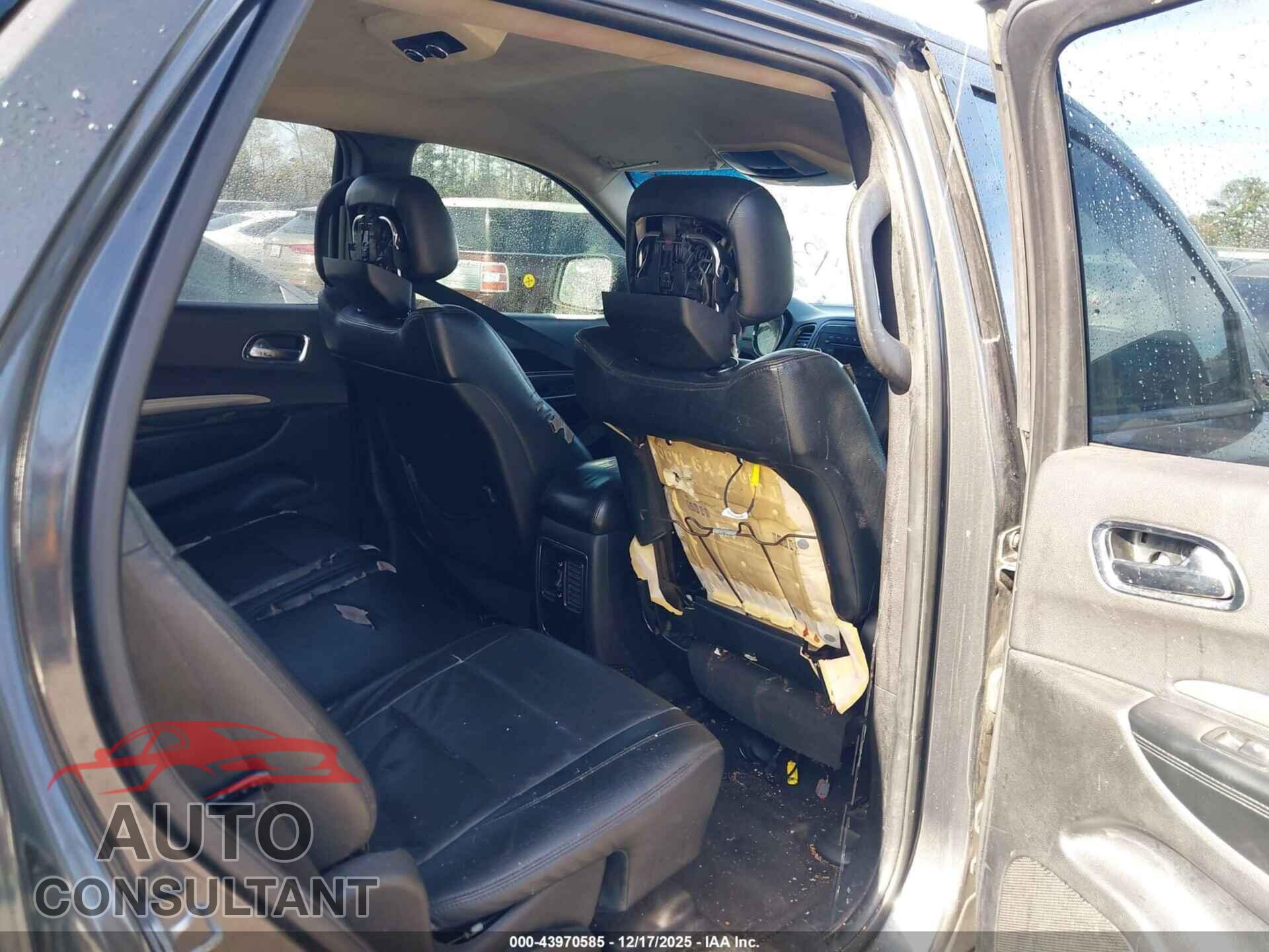 DODGE DURANGO 2011 - 1D4RD2GG3BC653484