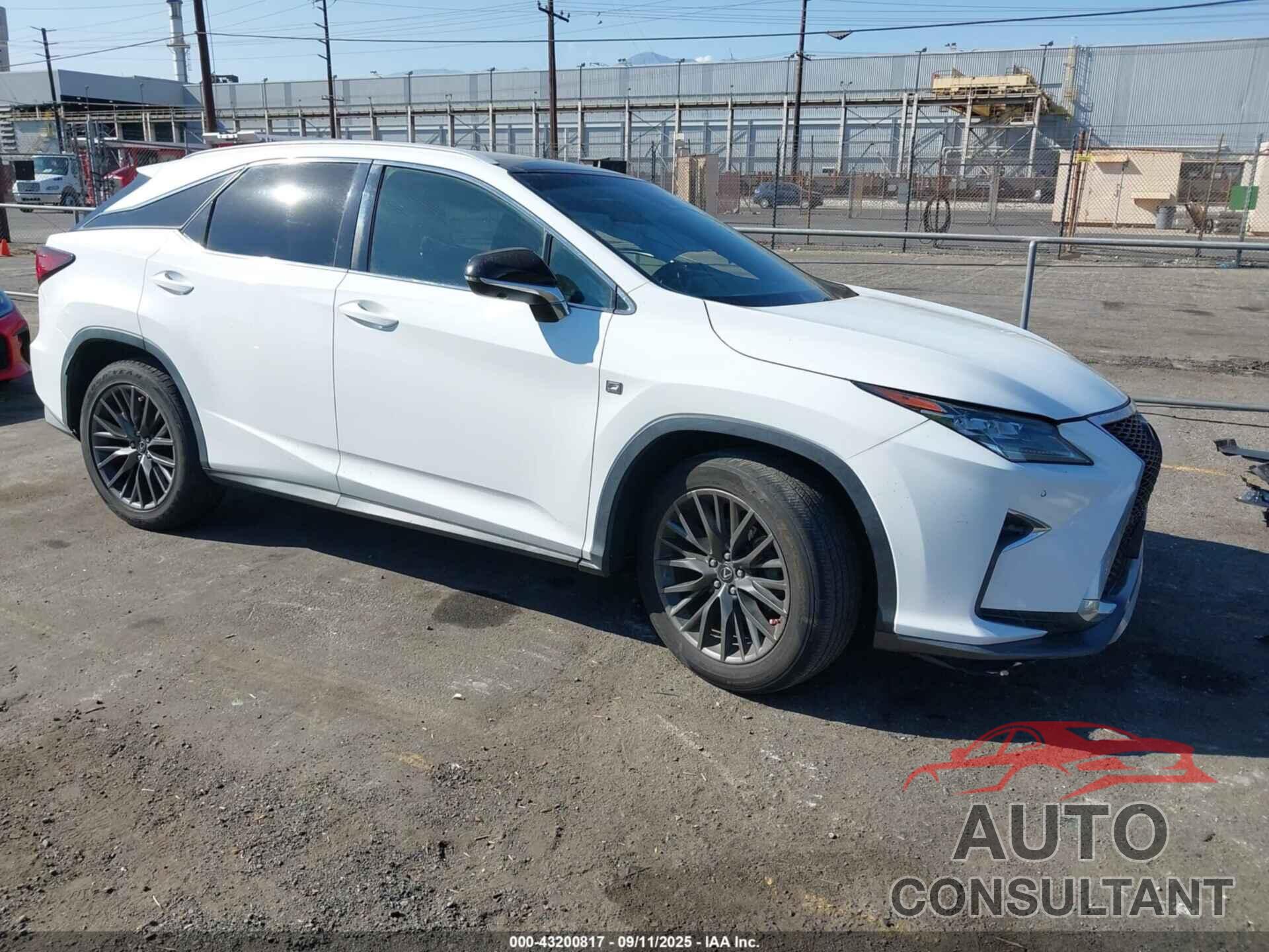 LEXUS RX 350 2017 - 2T2BZMCA8HC072149