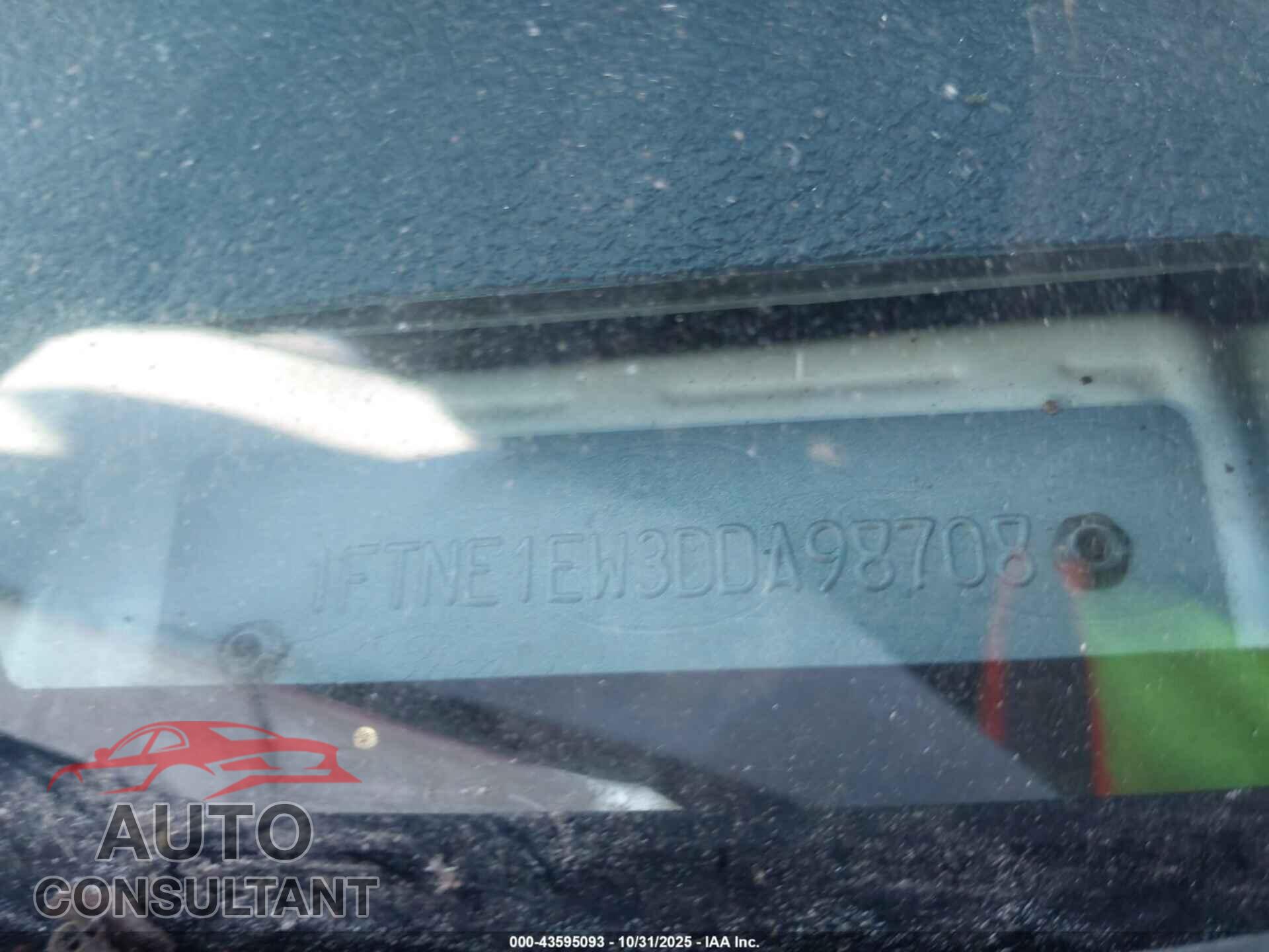 FORD E-150 2013 - 1FTNE1EW3DDA98708