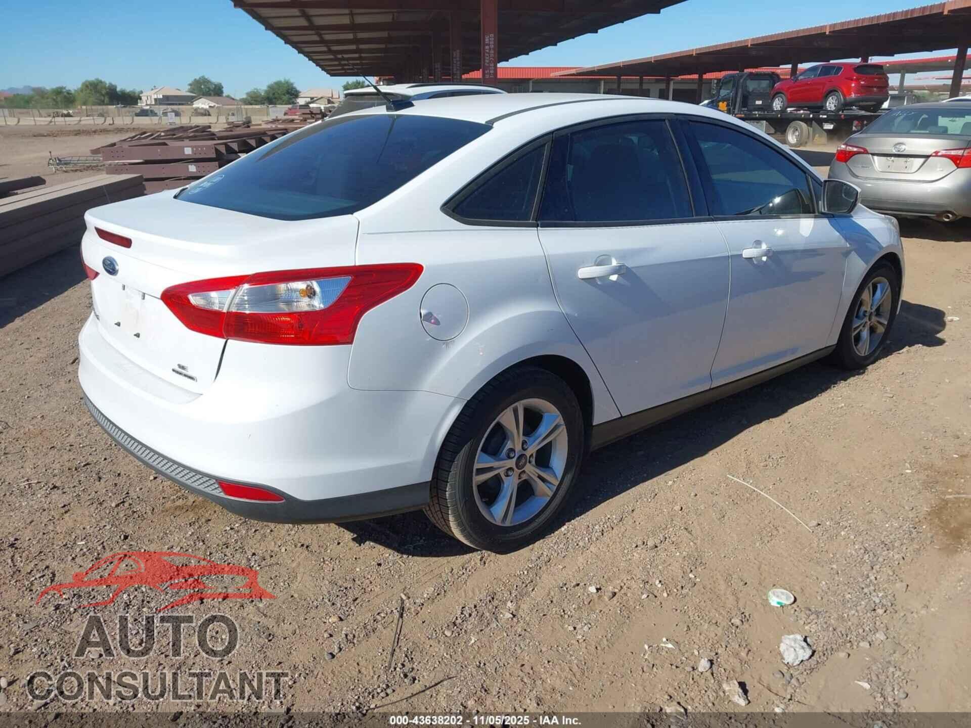 FORD FOCUS 2013 - 1FADP3F2XDL374357